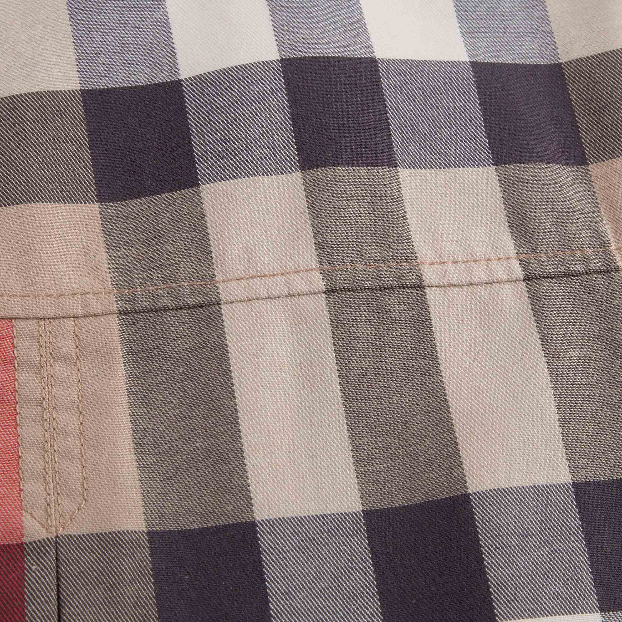 Baby Girls Beige New Classic Check Cotton Dress - CÉMAROSE | Children's Fashion Store - 4