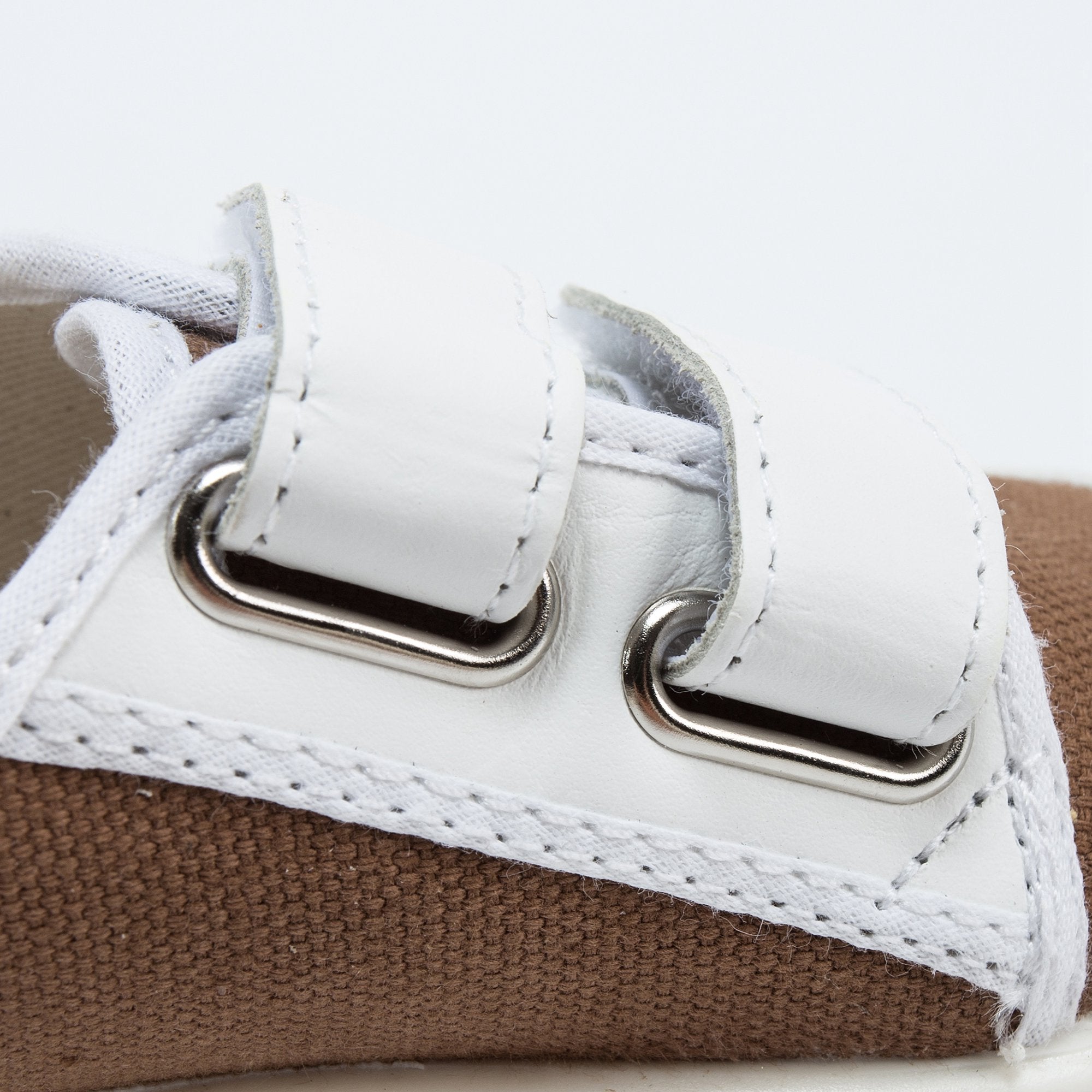 Baby Boys Coffee & White Shoes