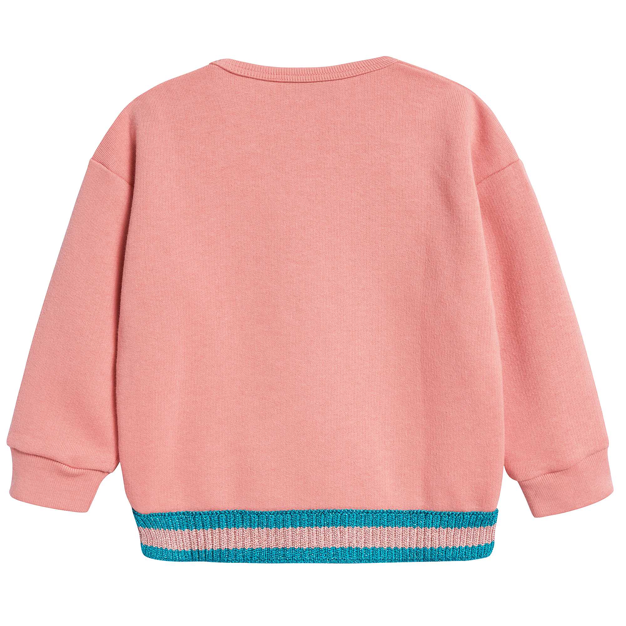 Baby Girls Rosa Antico Cat Sweatshirt