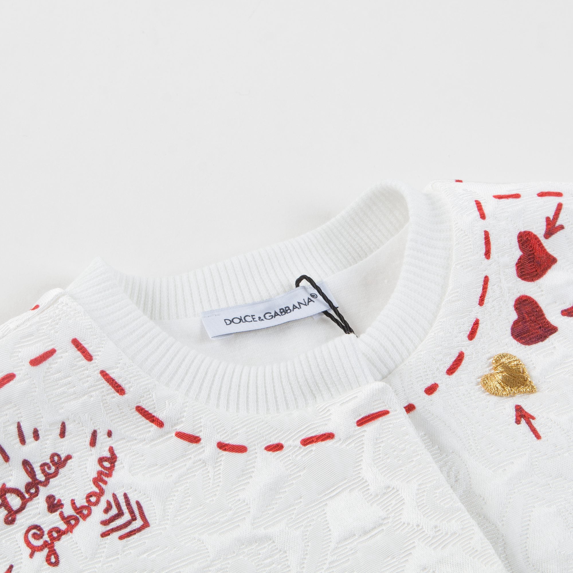 Baby Girls White  Ivory Brocade Top
