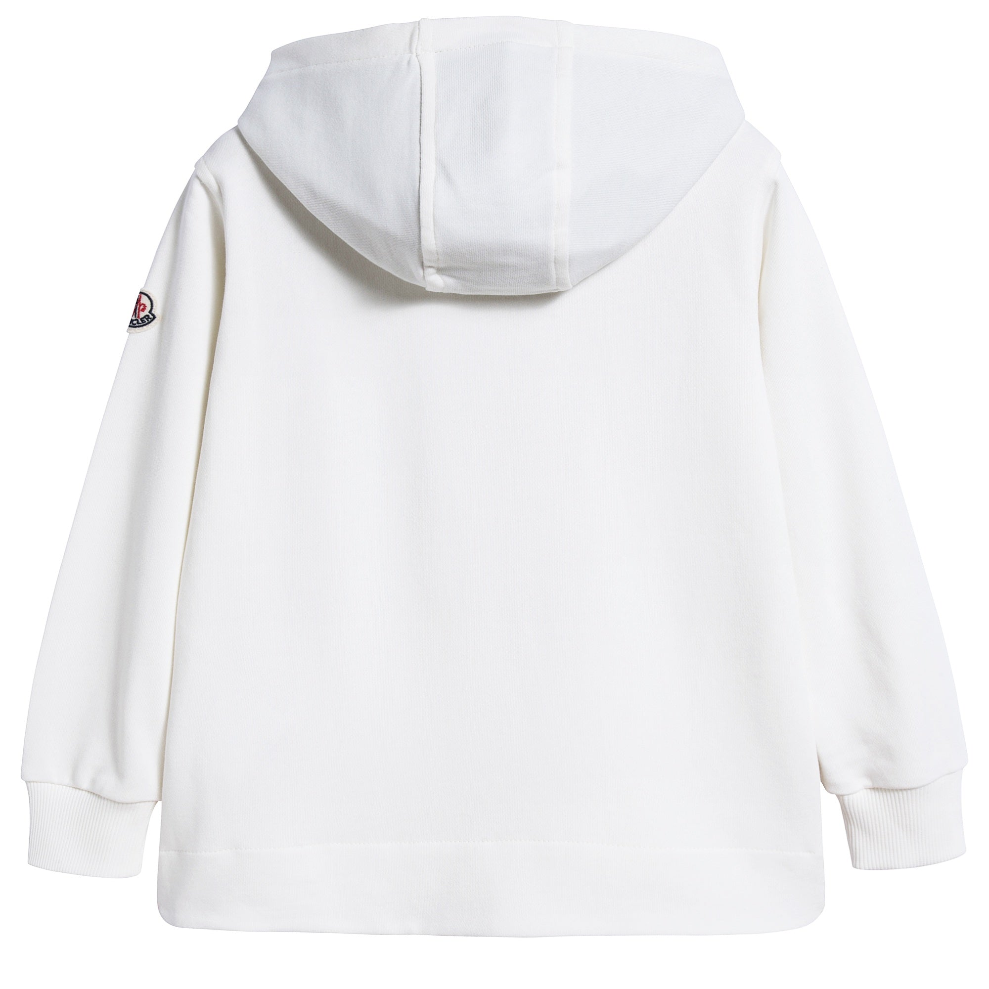 Girls White & Black Striped Sweatshirt