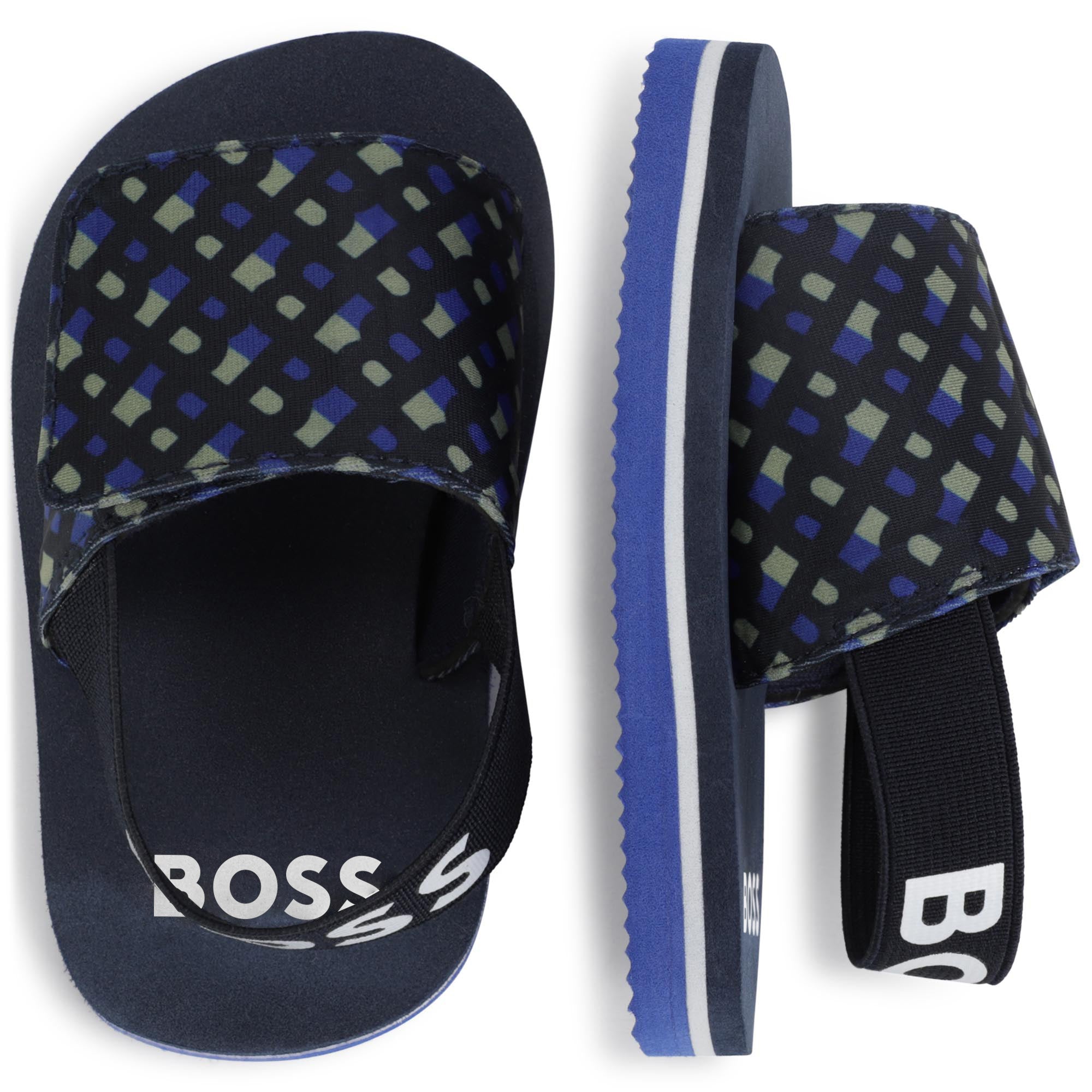 Baby Boys Multicolor Logo Sandals