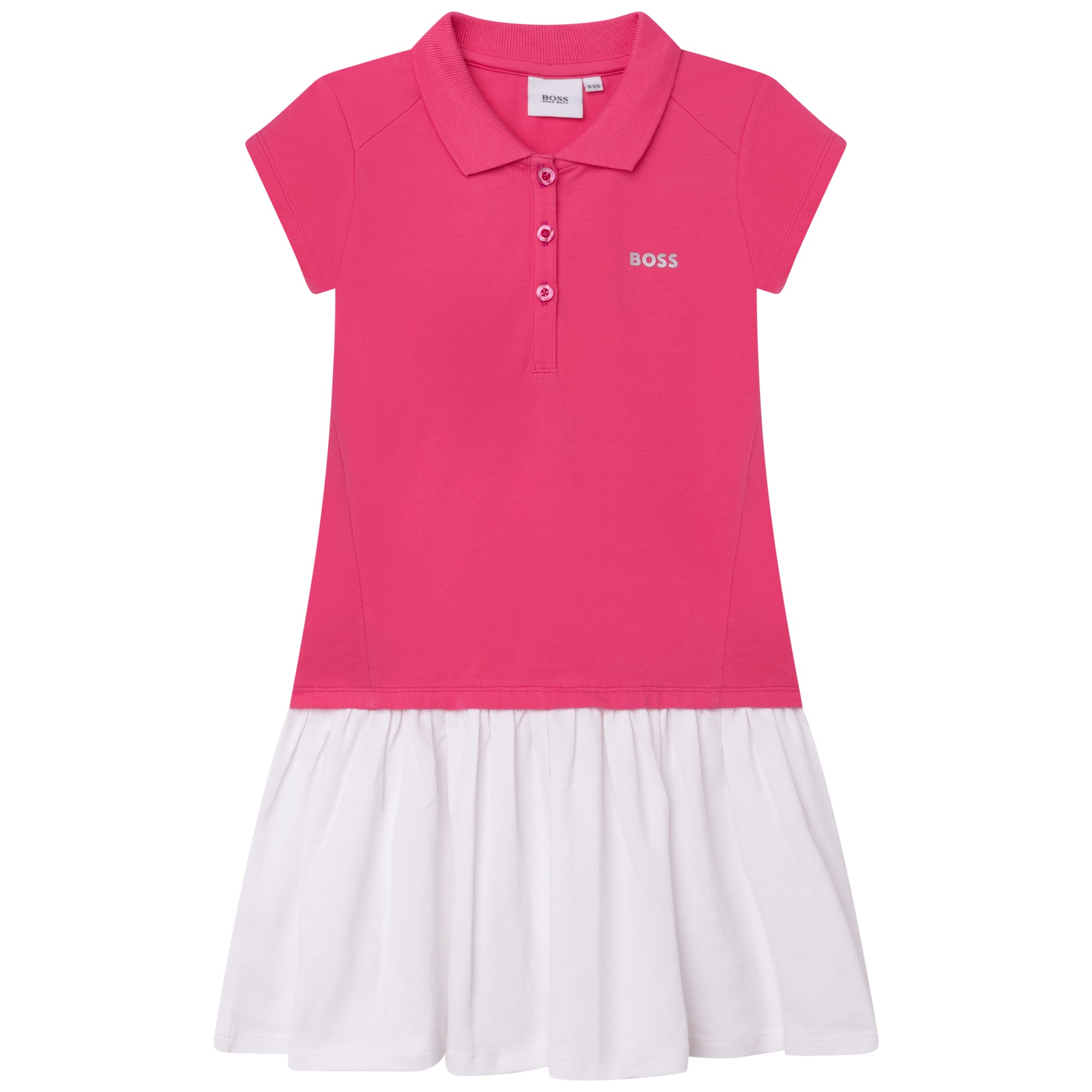 Girls Pink Cotton Dress