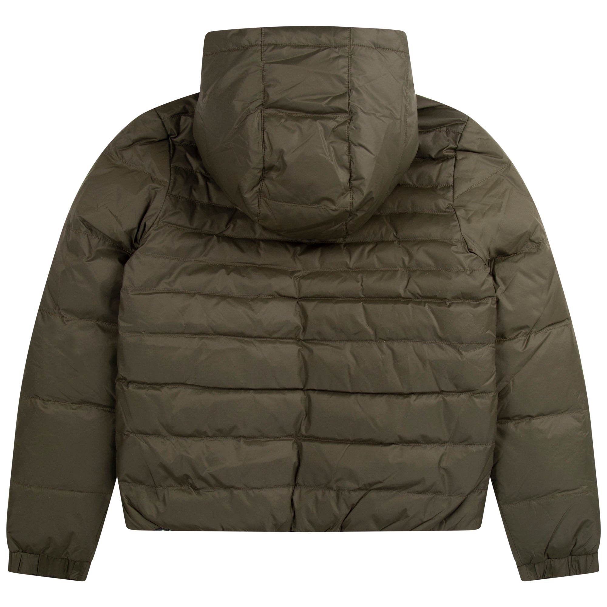 Boys Green Reversible Padded Down Jacket