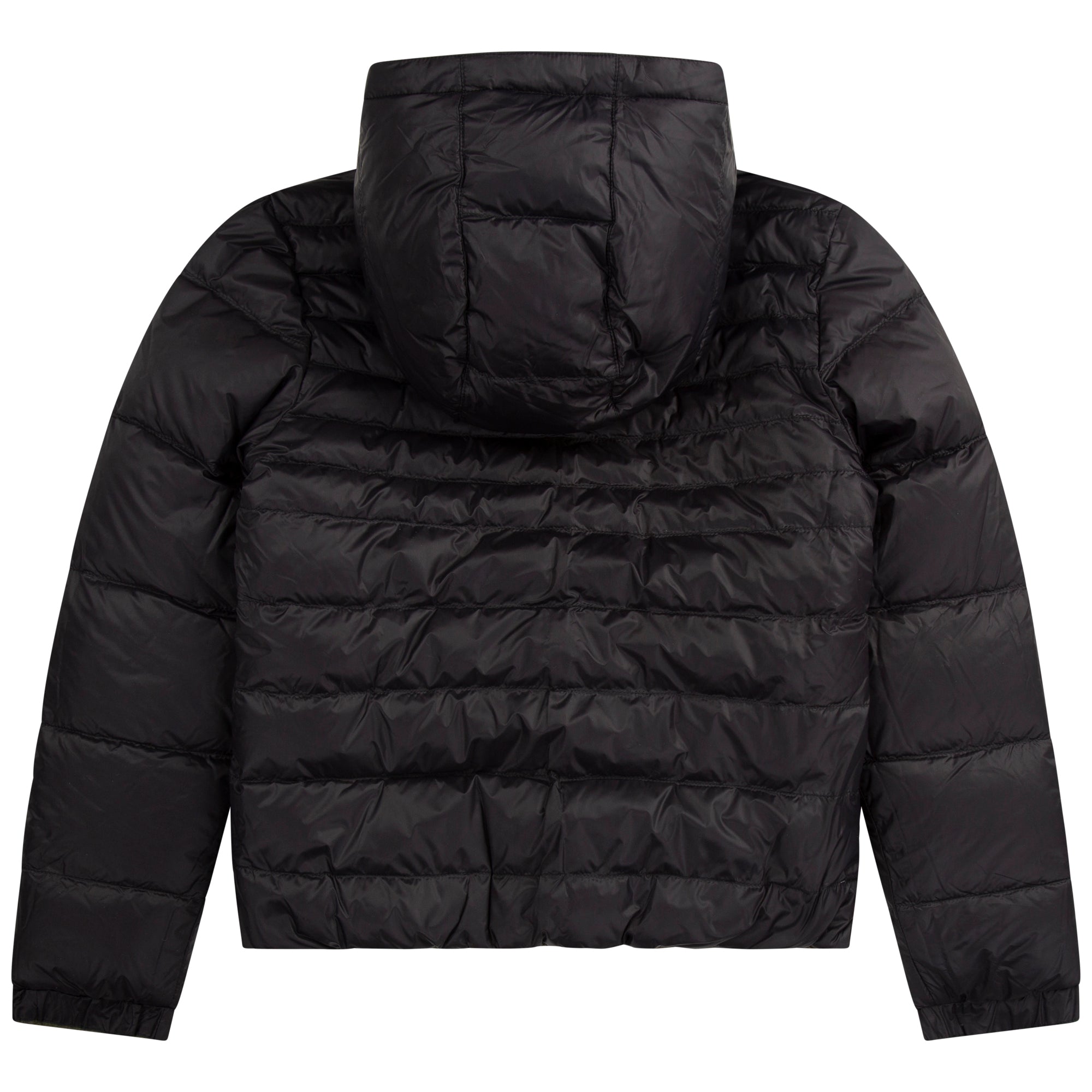 Boys Green Reversible Padded Down Jacket