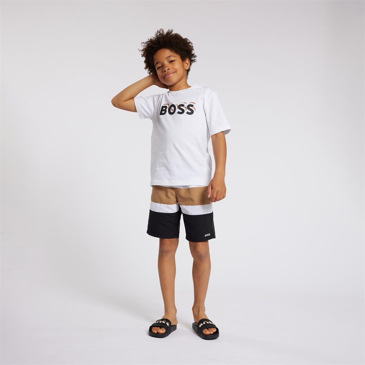 Boys Black Swim Shorts