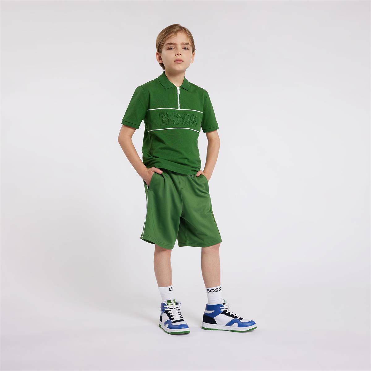 Boys Green Shorts