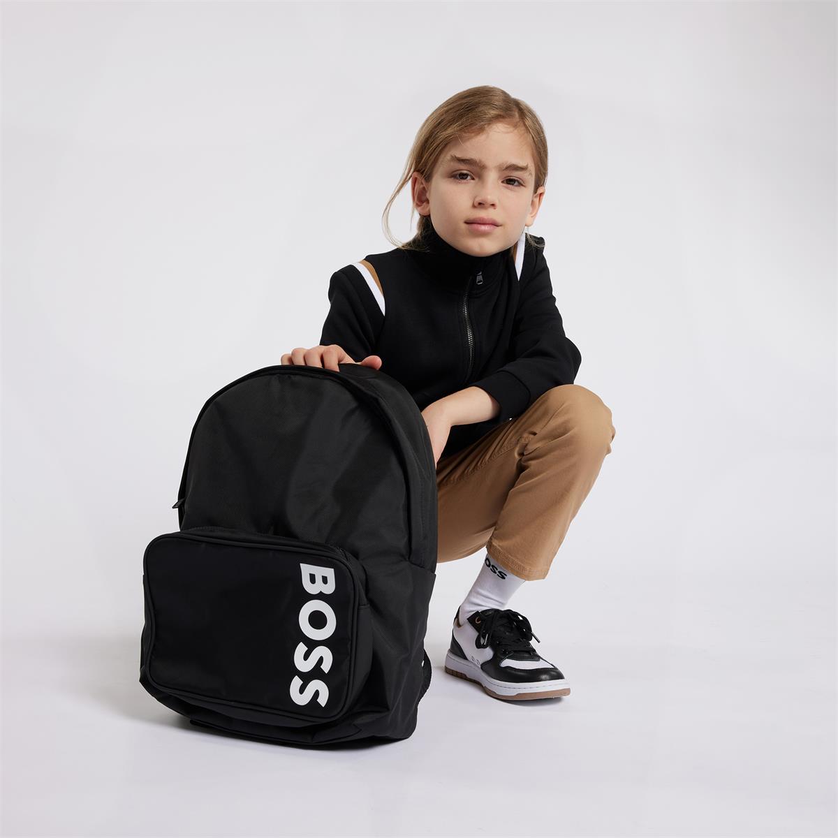 Boys Black Cotton Set