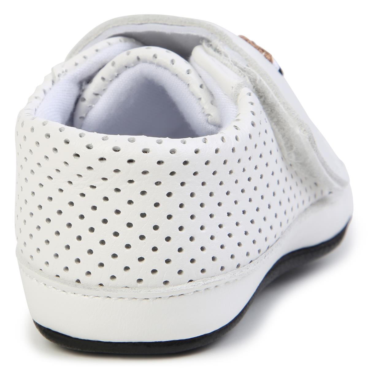 Baby Boys White Flat Shoes