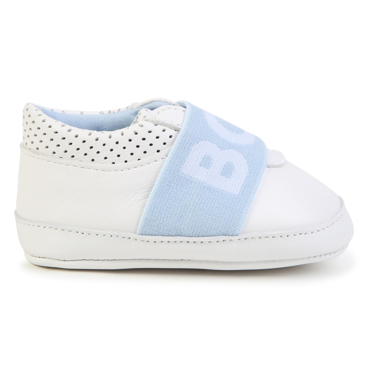 Baby Boys White Flat Shoes
