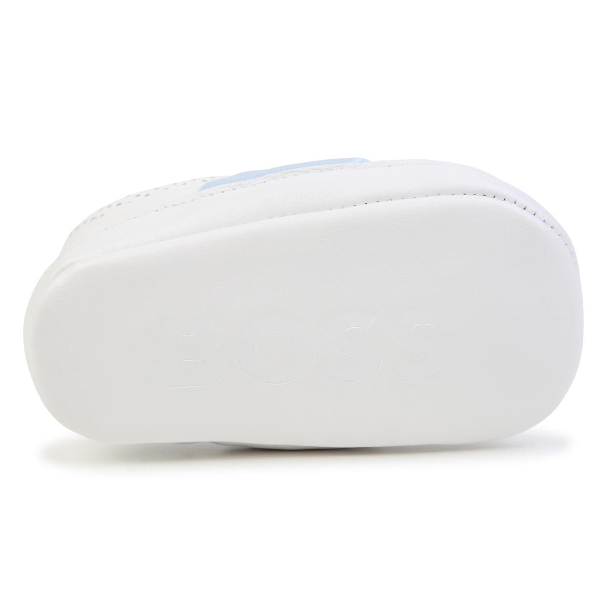 Baby Boys White Flat Shoes