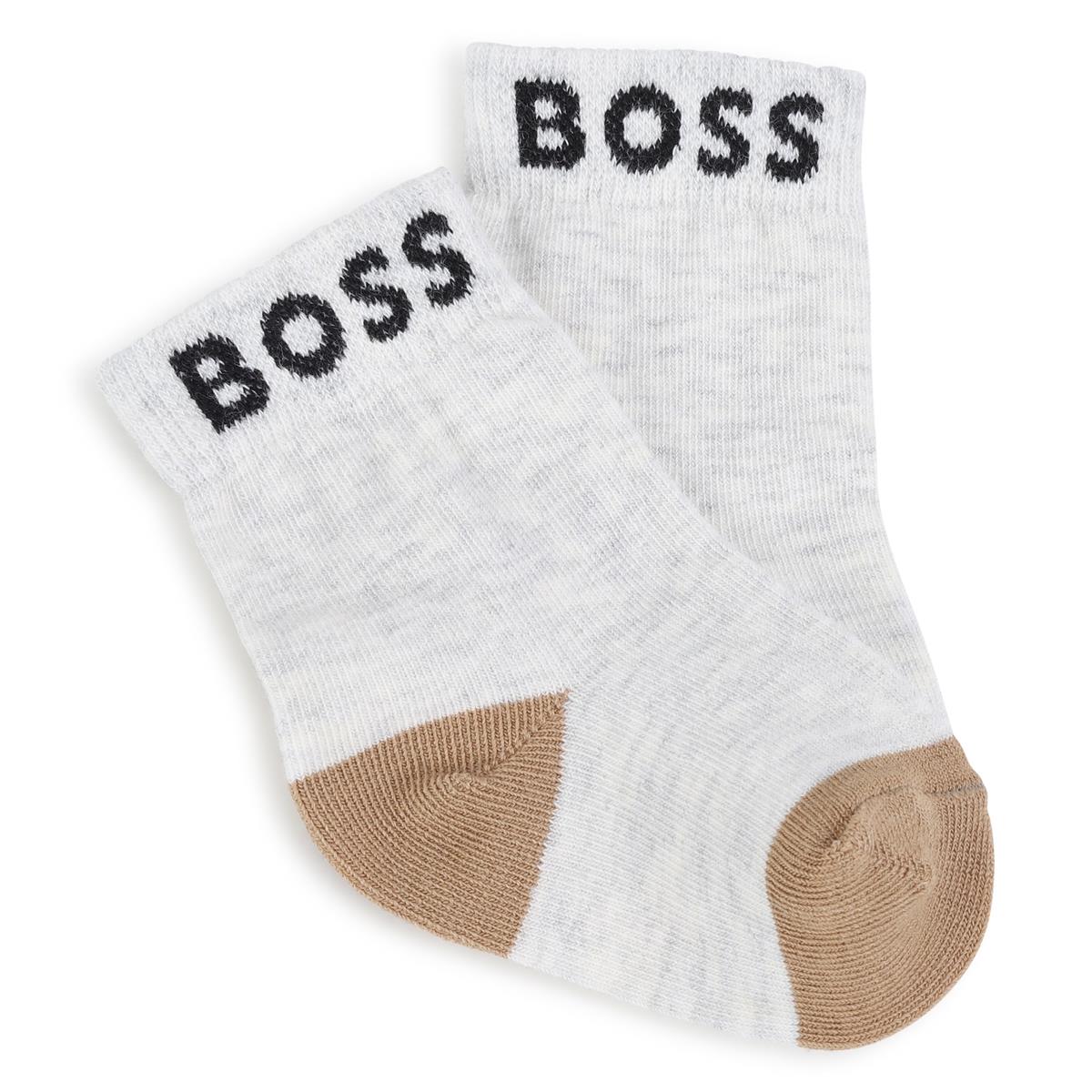 Baby Boys White Cotton Socks Set(3 Pack)