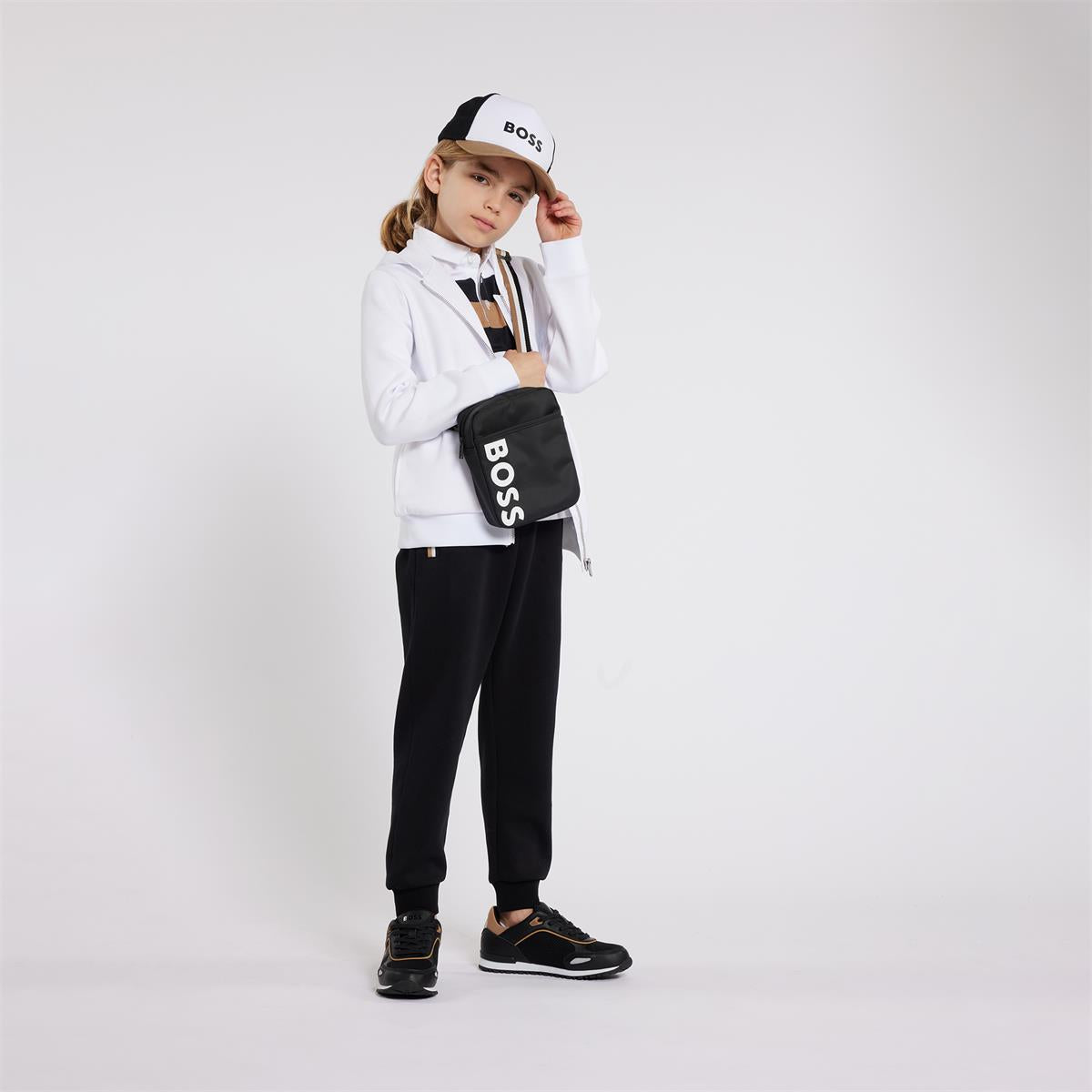 Boys White Cap