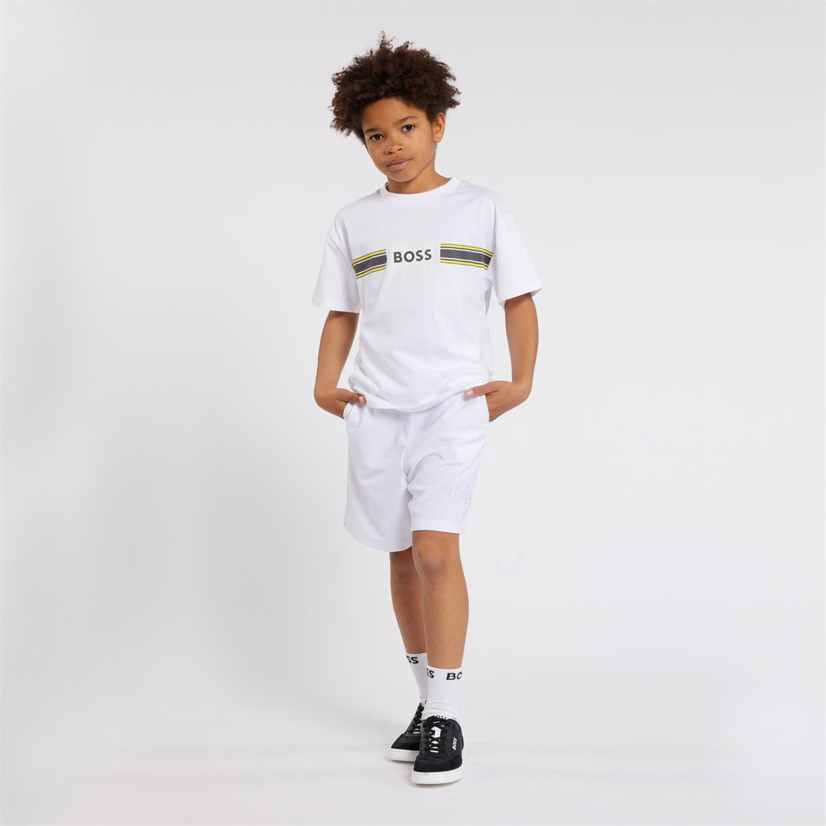 Boys White Shorts