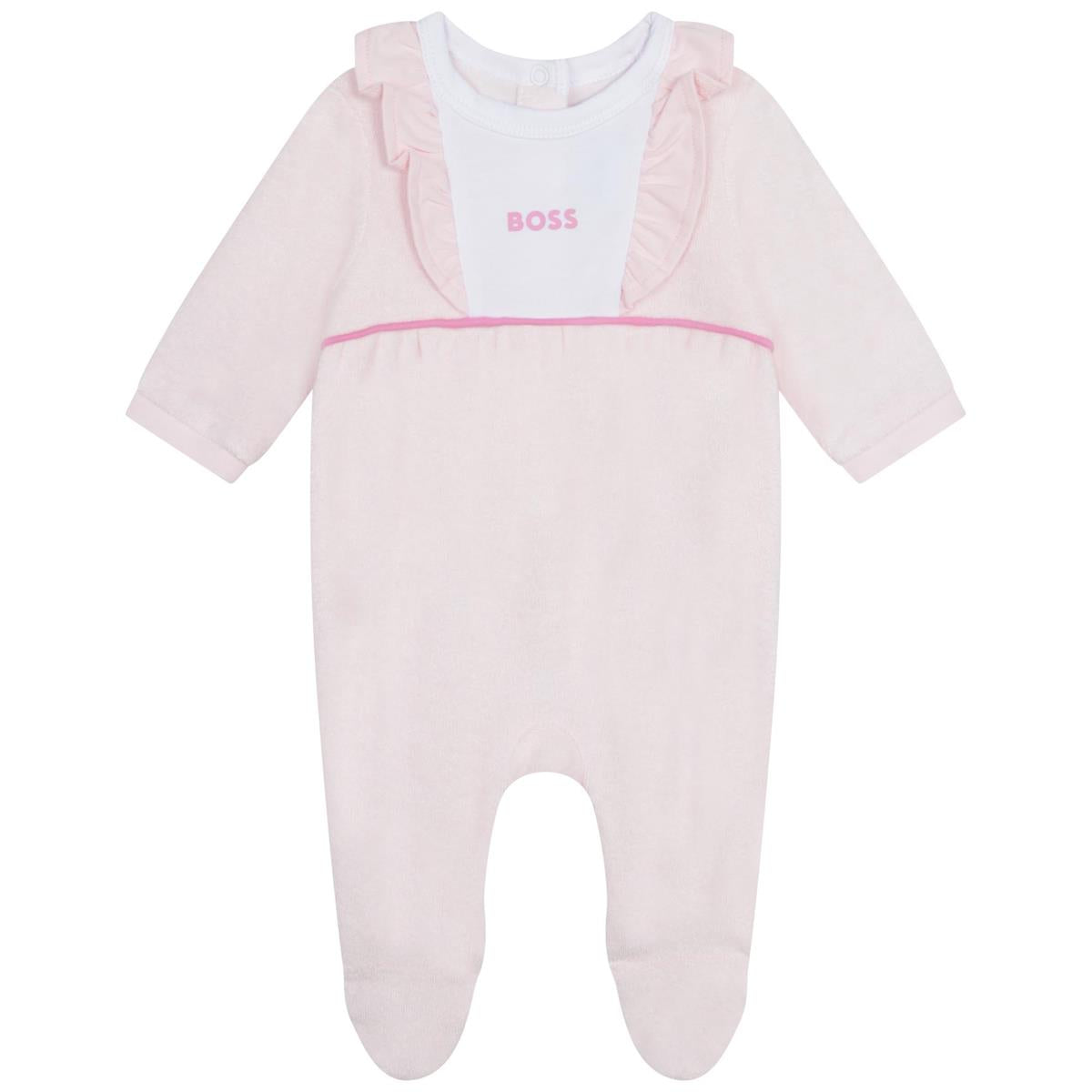Baby Girls Pink Babysuit