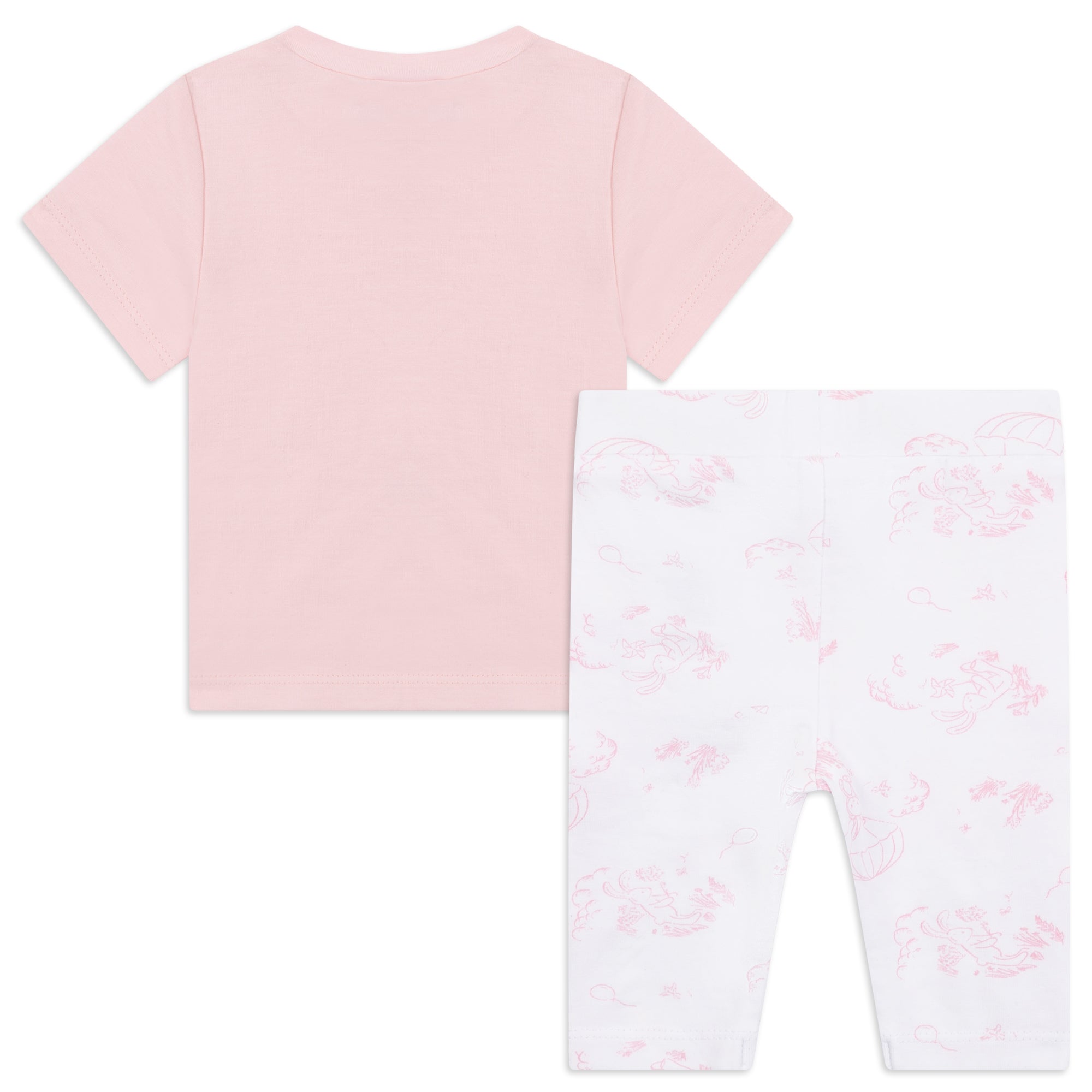 Baby Girls Pink Cotton Set