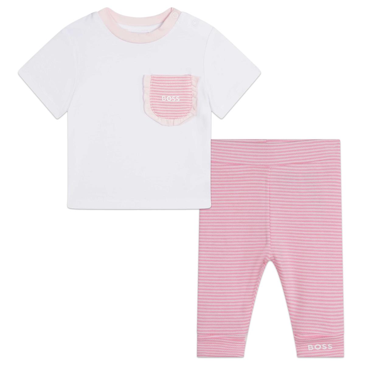 Baby Girls Pink Cotton Set