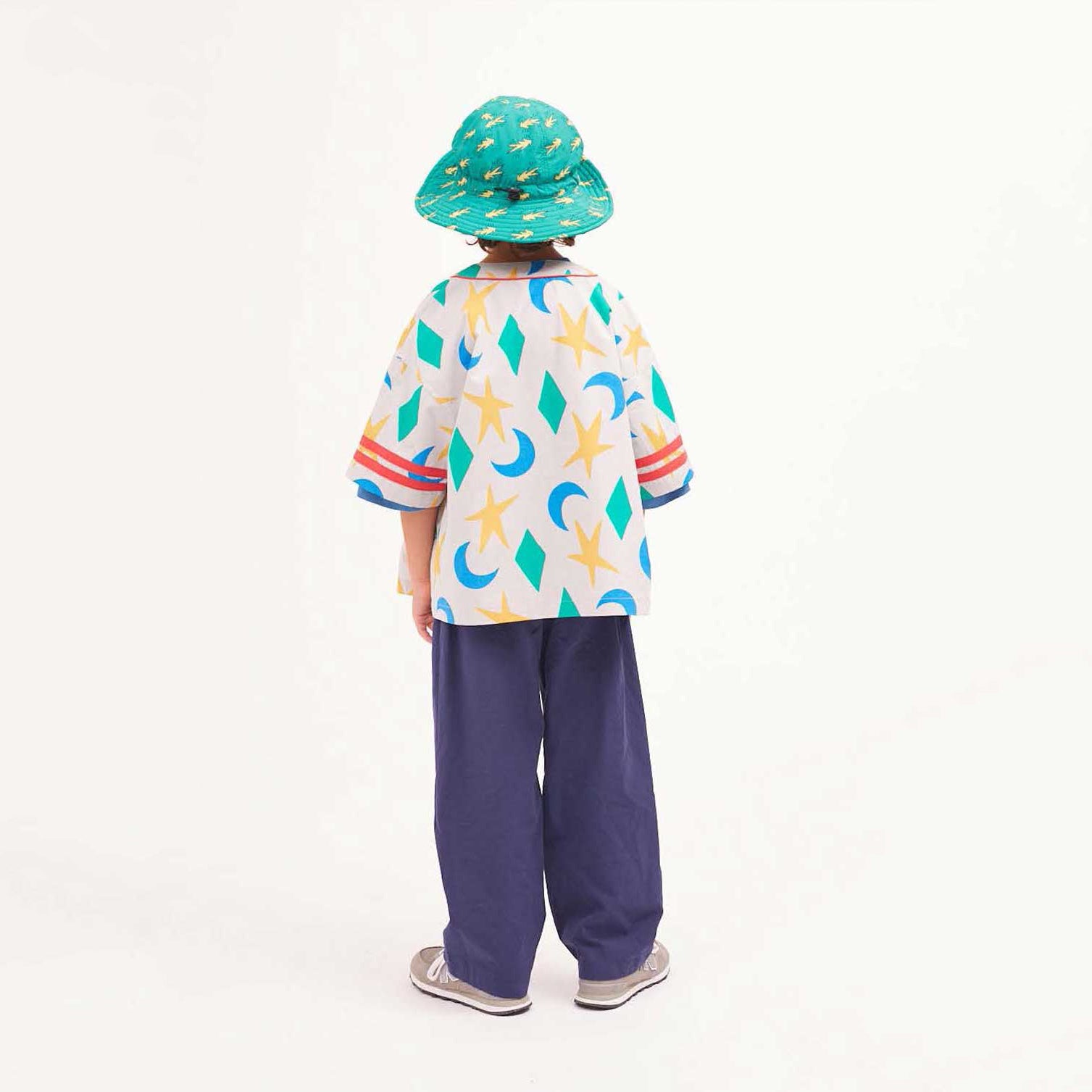 Boys & Girls Navy Cotton Trousers