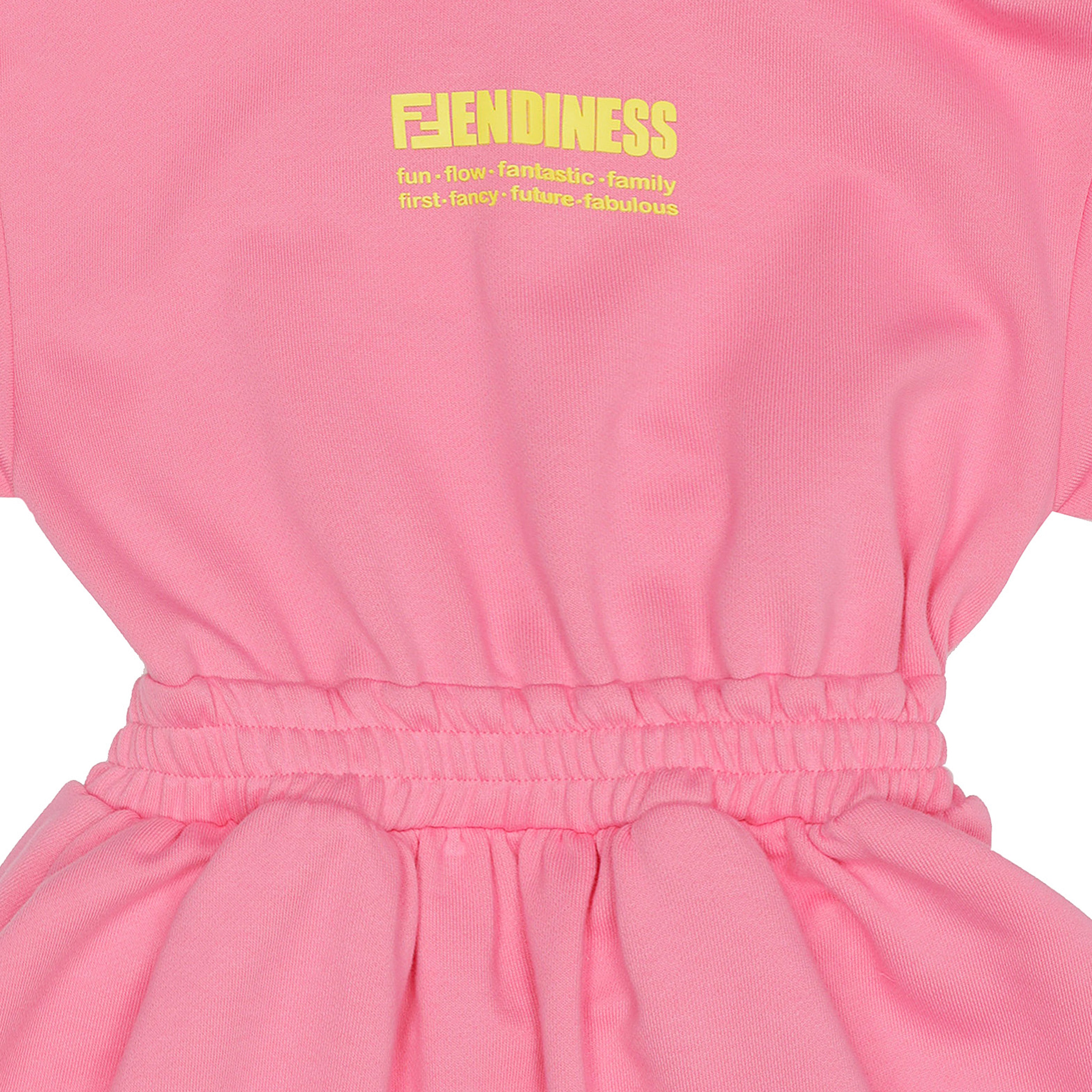 Girls Pink Cotton Dress