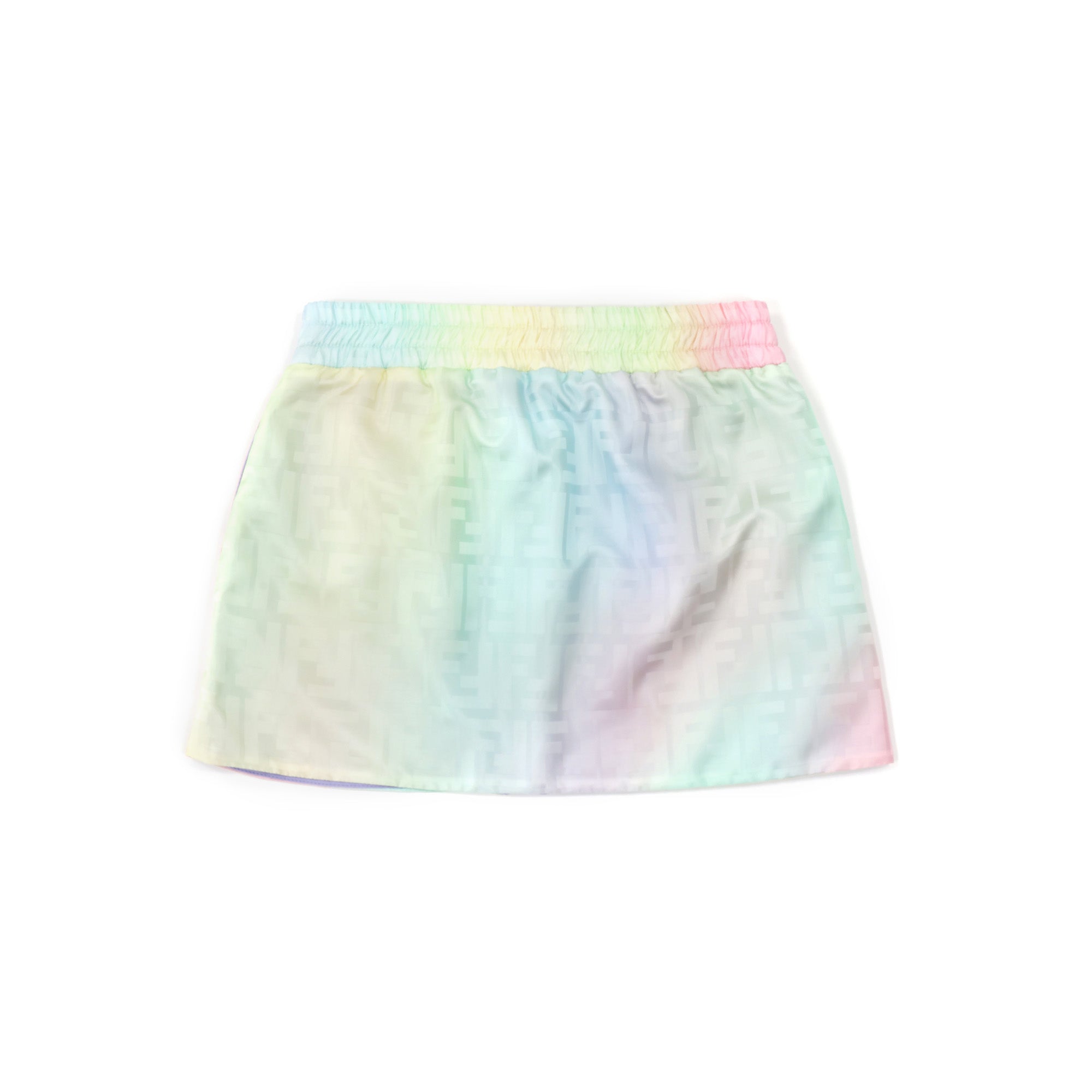 Girls Multicolor Logo Skirt