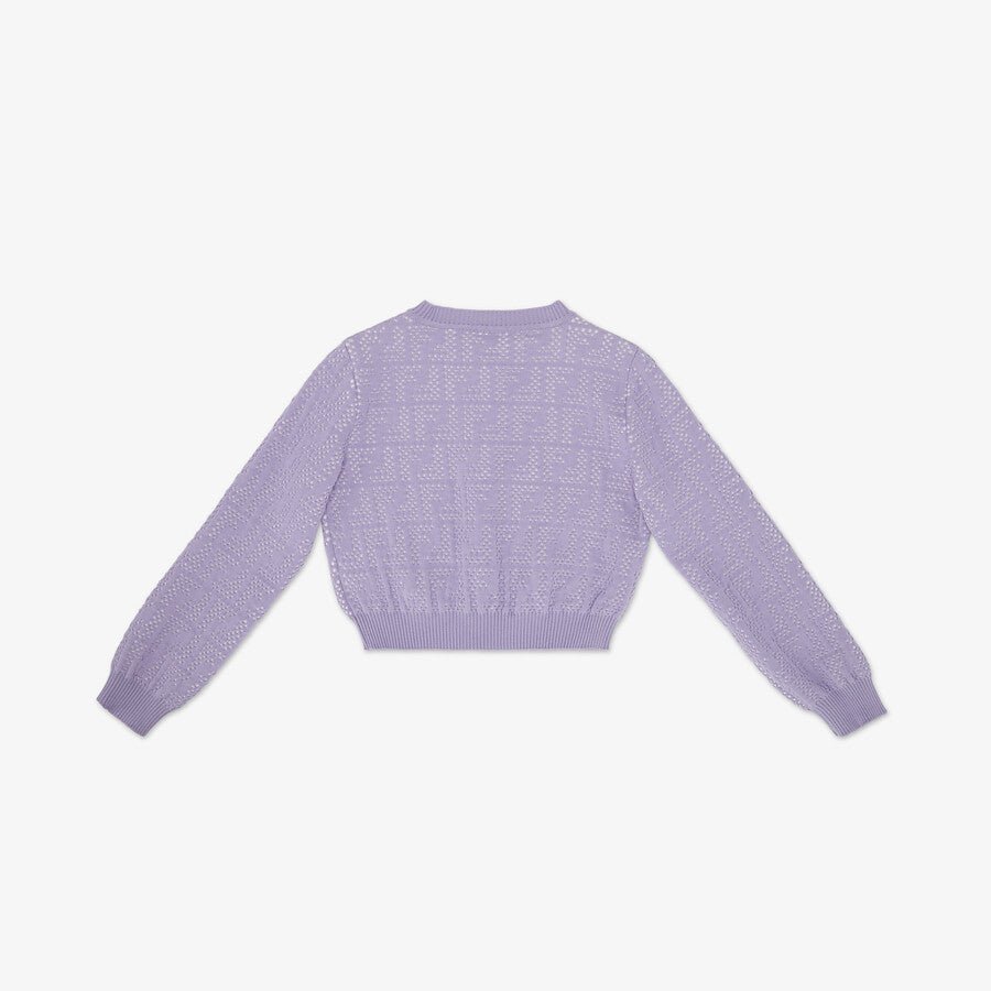 Girls Purple Kinted Cardigan Sets