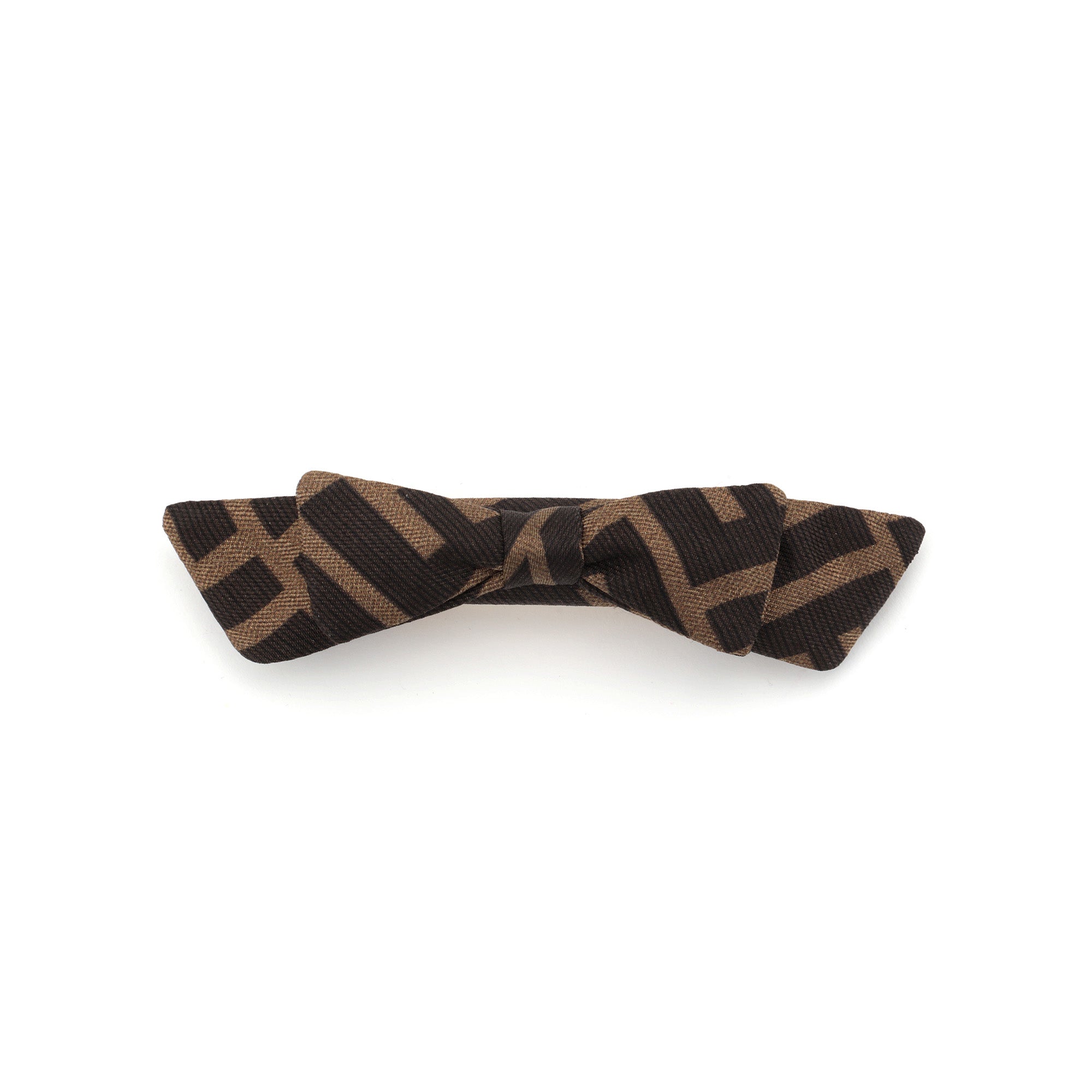 Girls Brown Logo Hair Clip