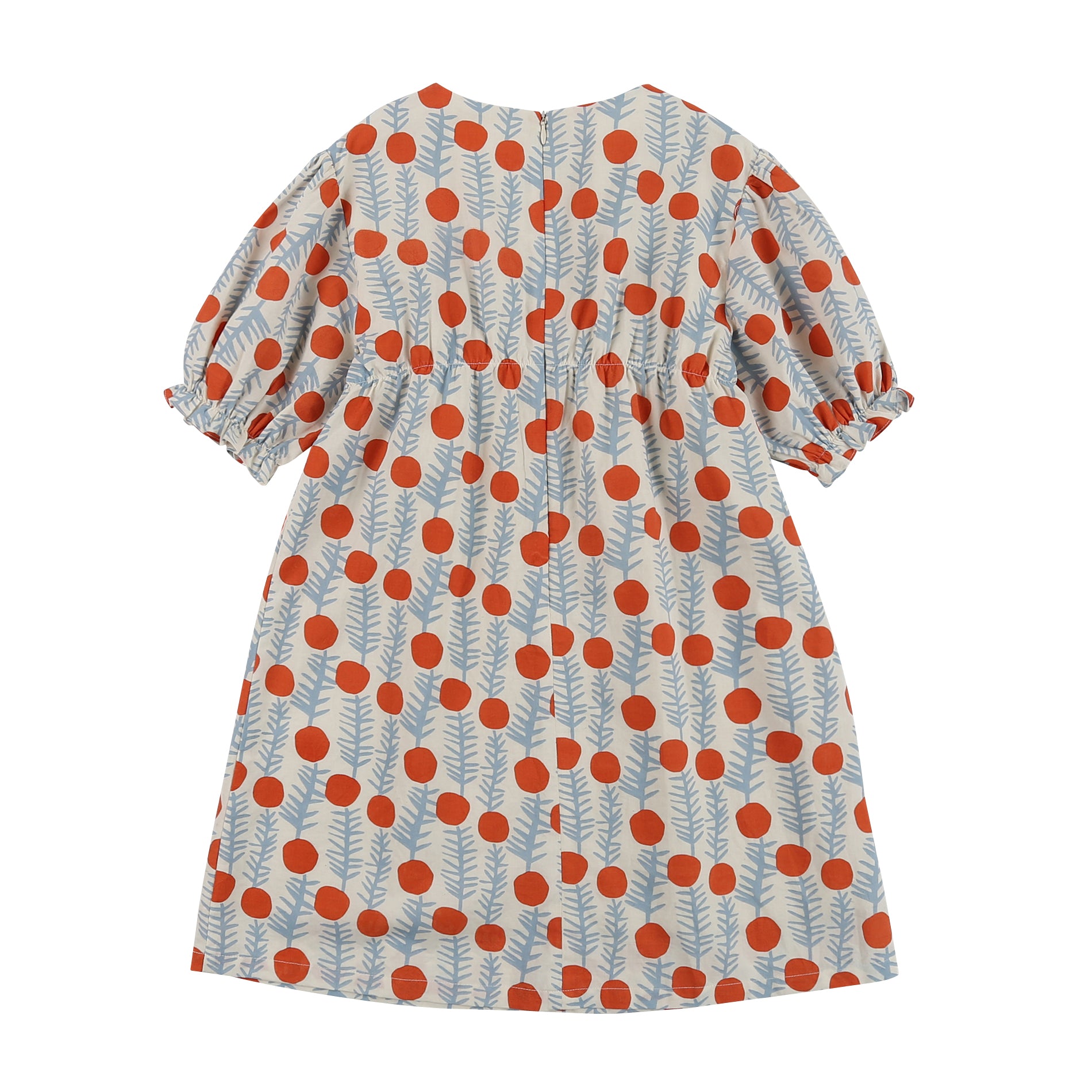 Girls Blue Cotton Dress
