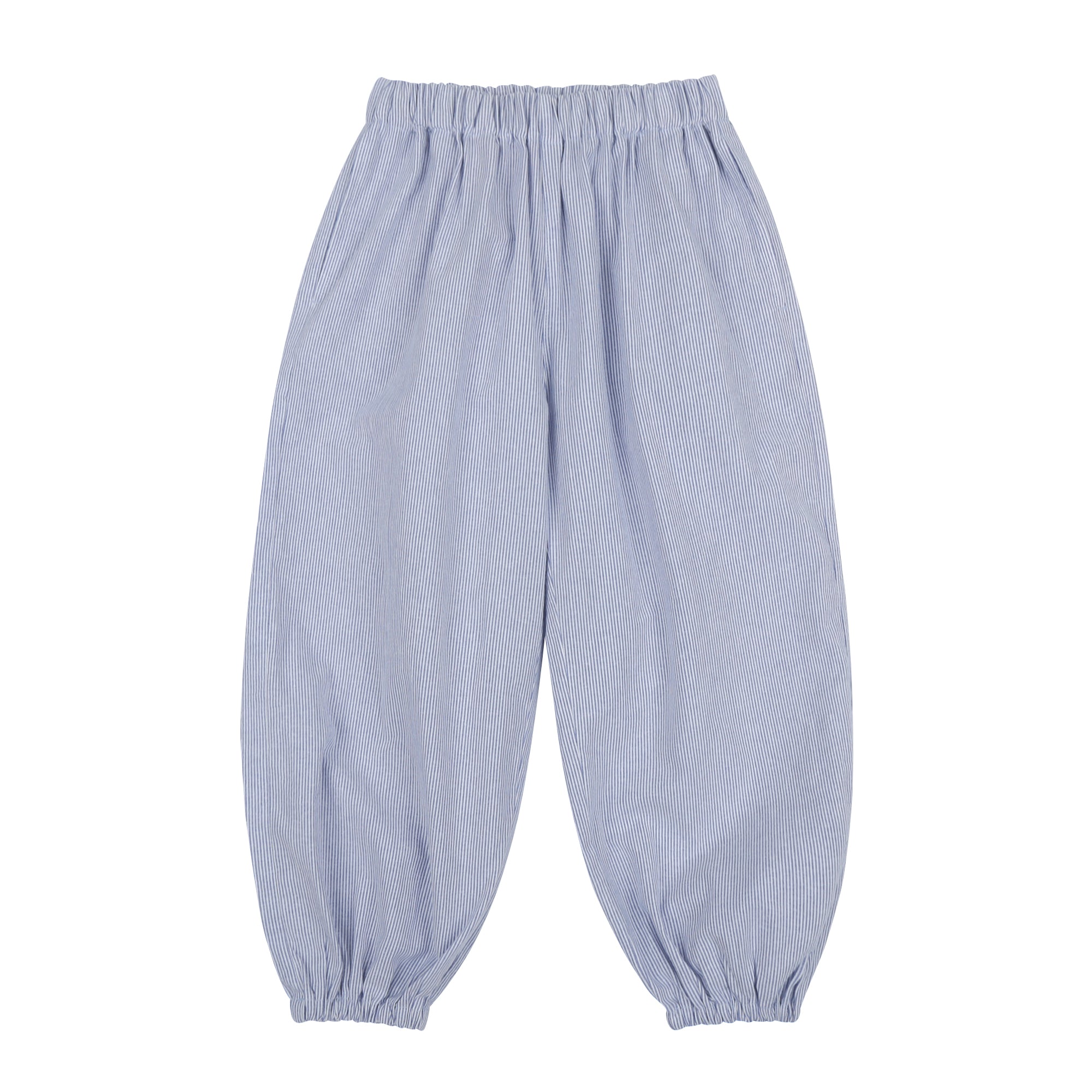 Boys & Girls Blue Stripes Cotton Trousers