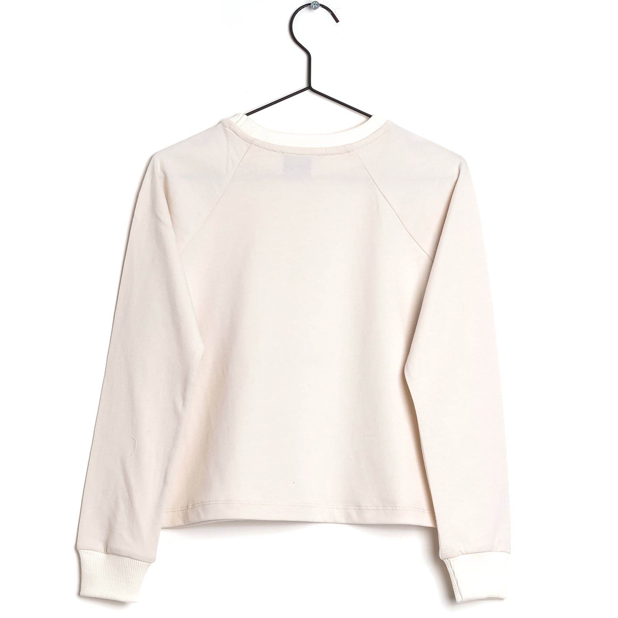 Girls White Cotton T-shirt