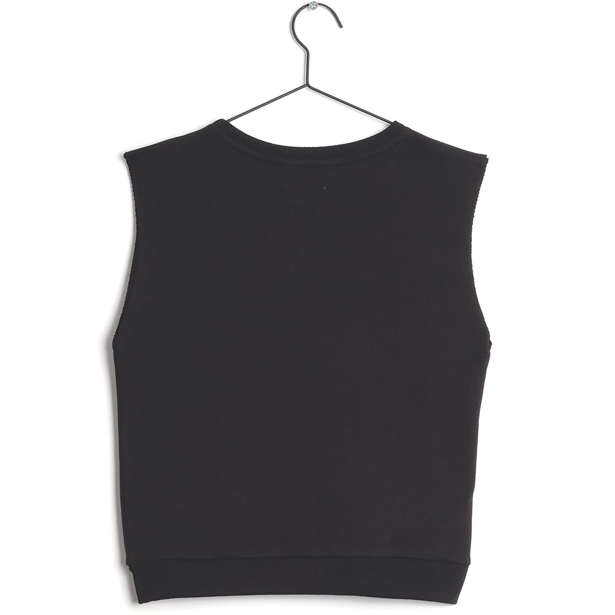 Girls Black Cotton T-shirt