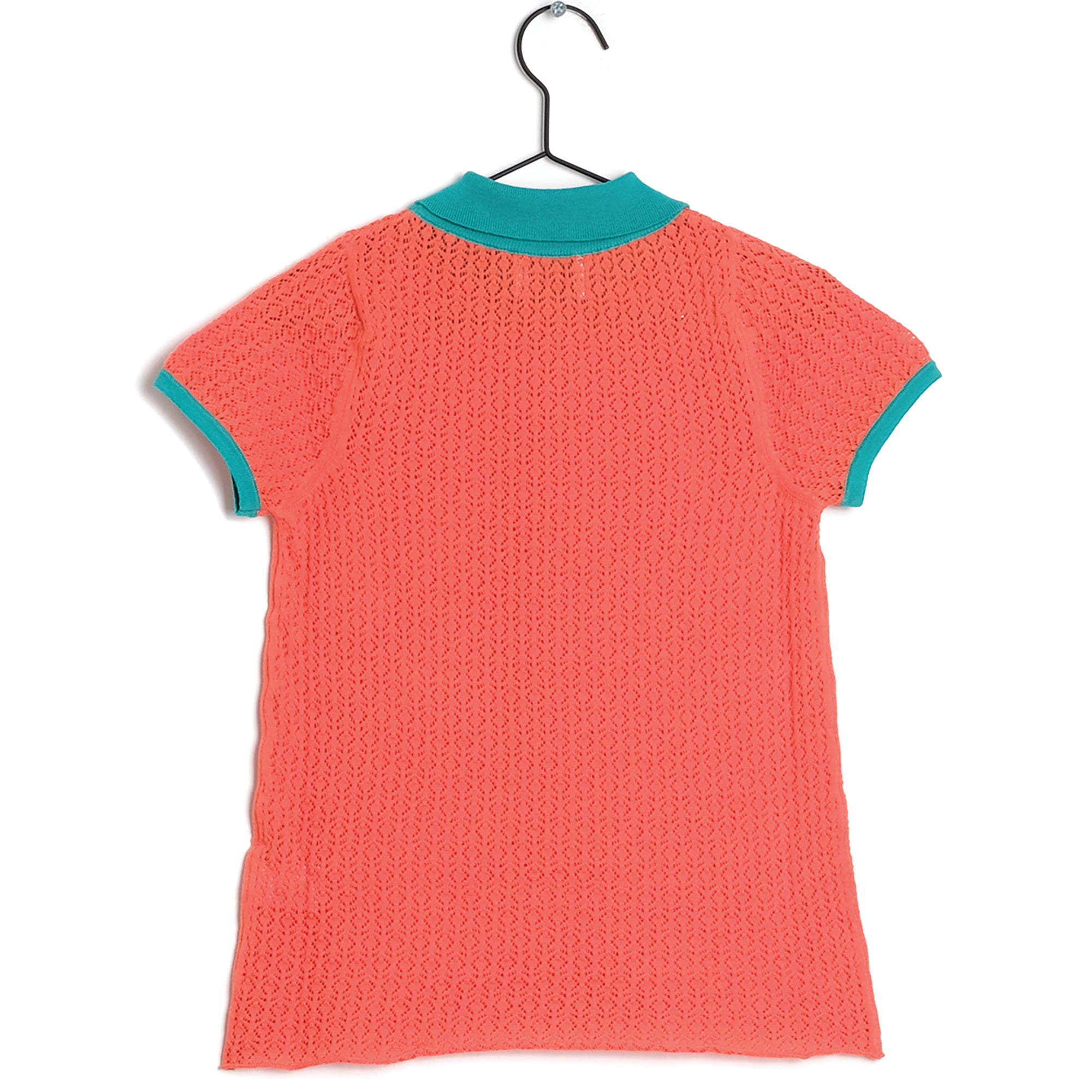 Girls Orange Cotton Jumper
