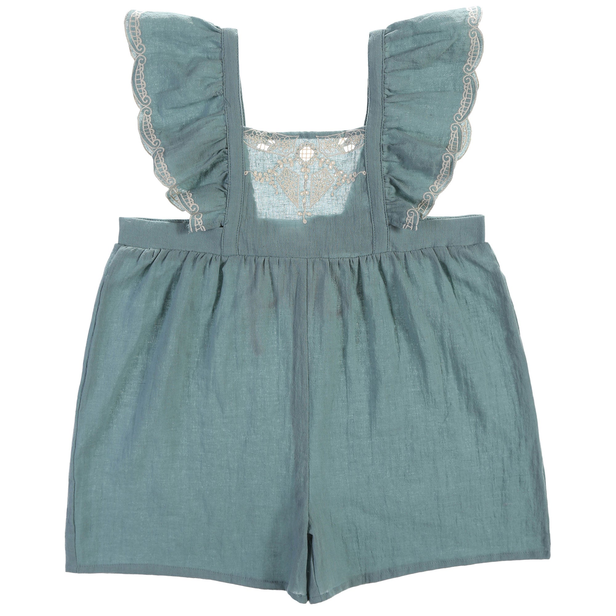 Girls Blue 'Celeste' Romper