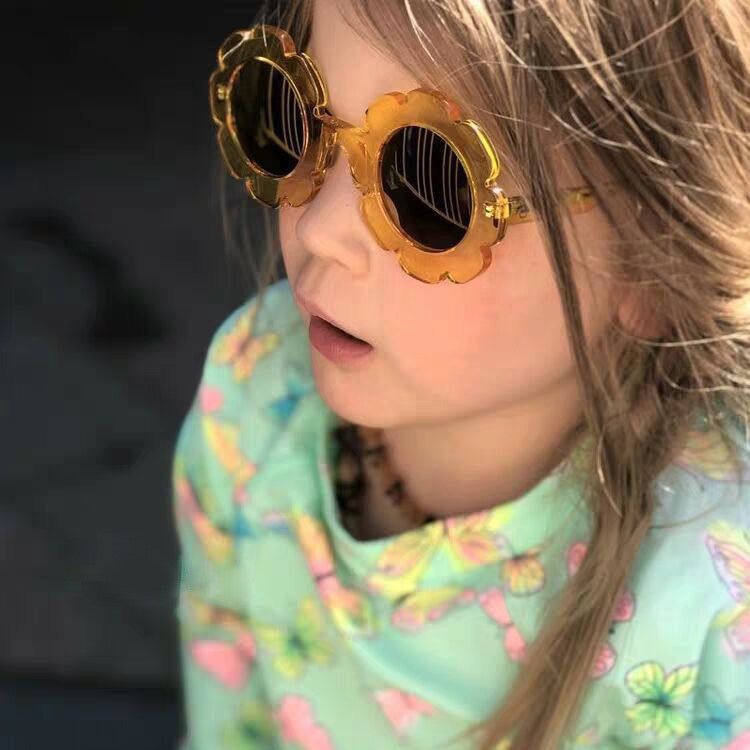 'Pixie' Yellow Jelly Sunglasses
