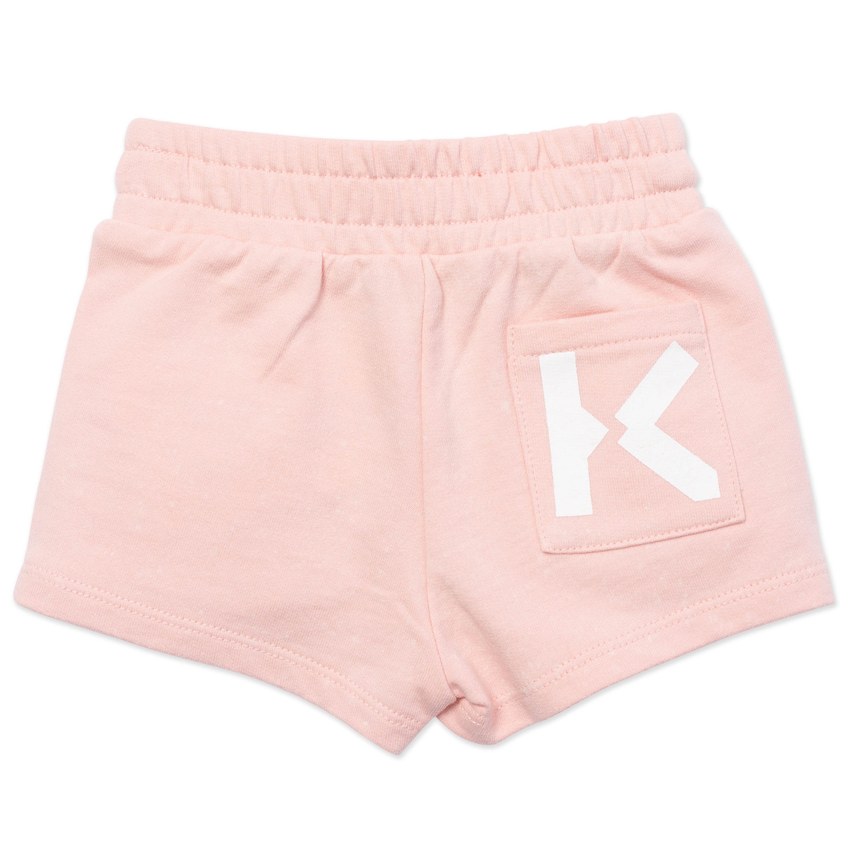 Baby Girls Pink Cotton Shorts