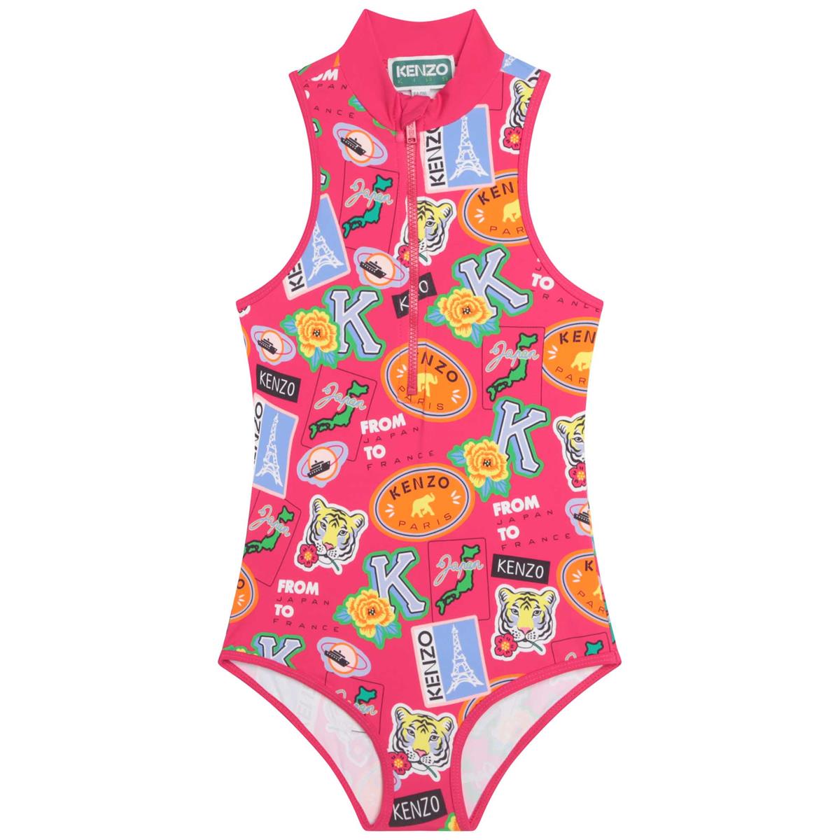 Girls Pink Swimsuit