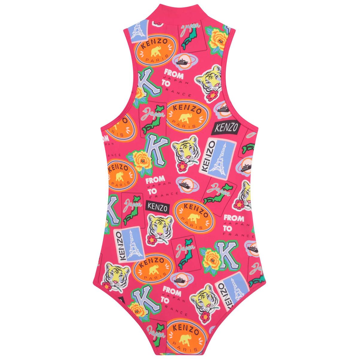 Girls Pink Swimsuit