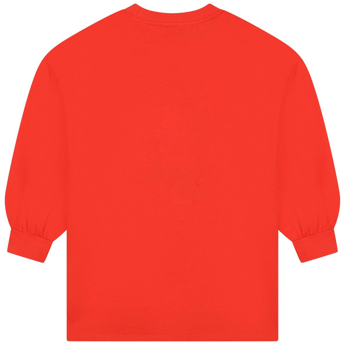 Girls Red Logo Dress