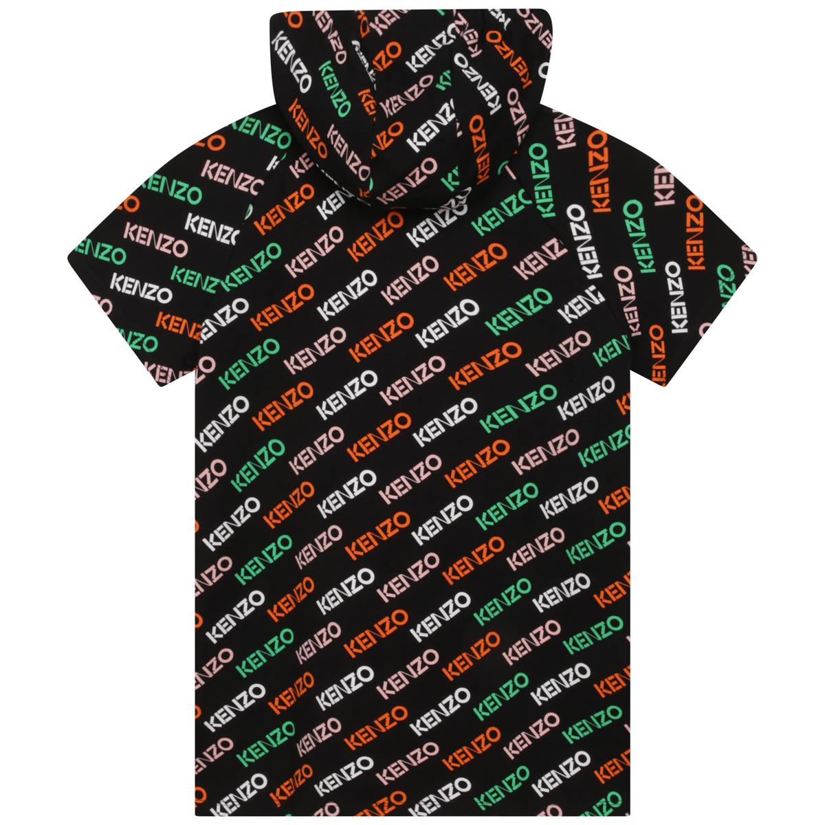 Girls Black Logo Dress