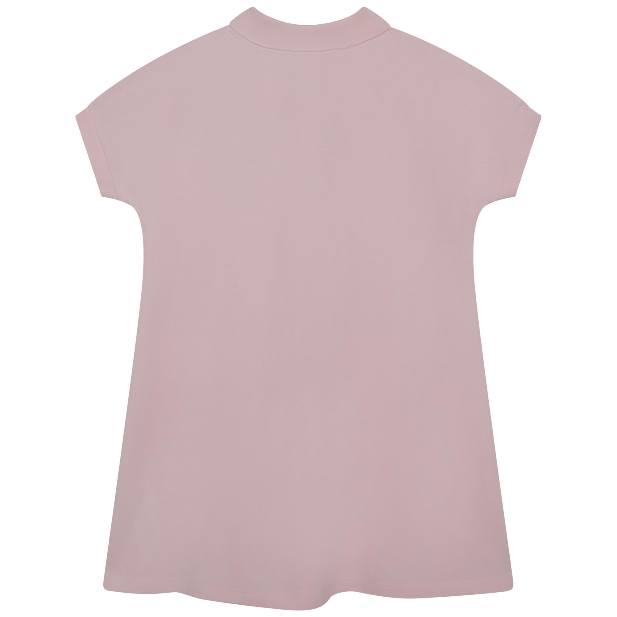 Girls Pink Cotton Dress
