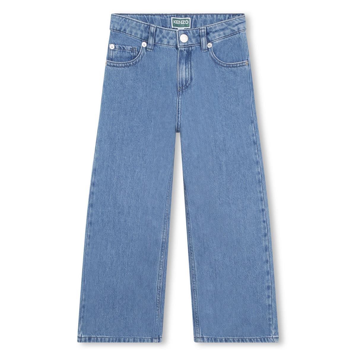 Girls Blue Denim Trousers