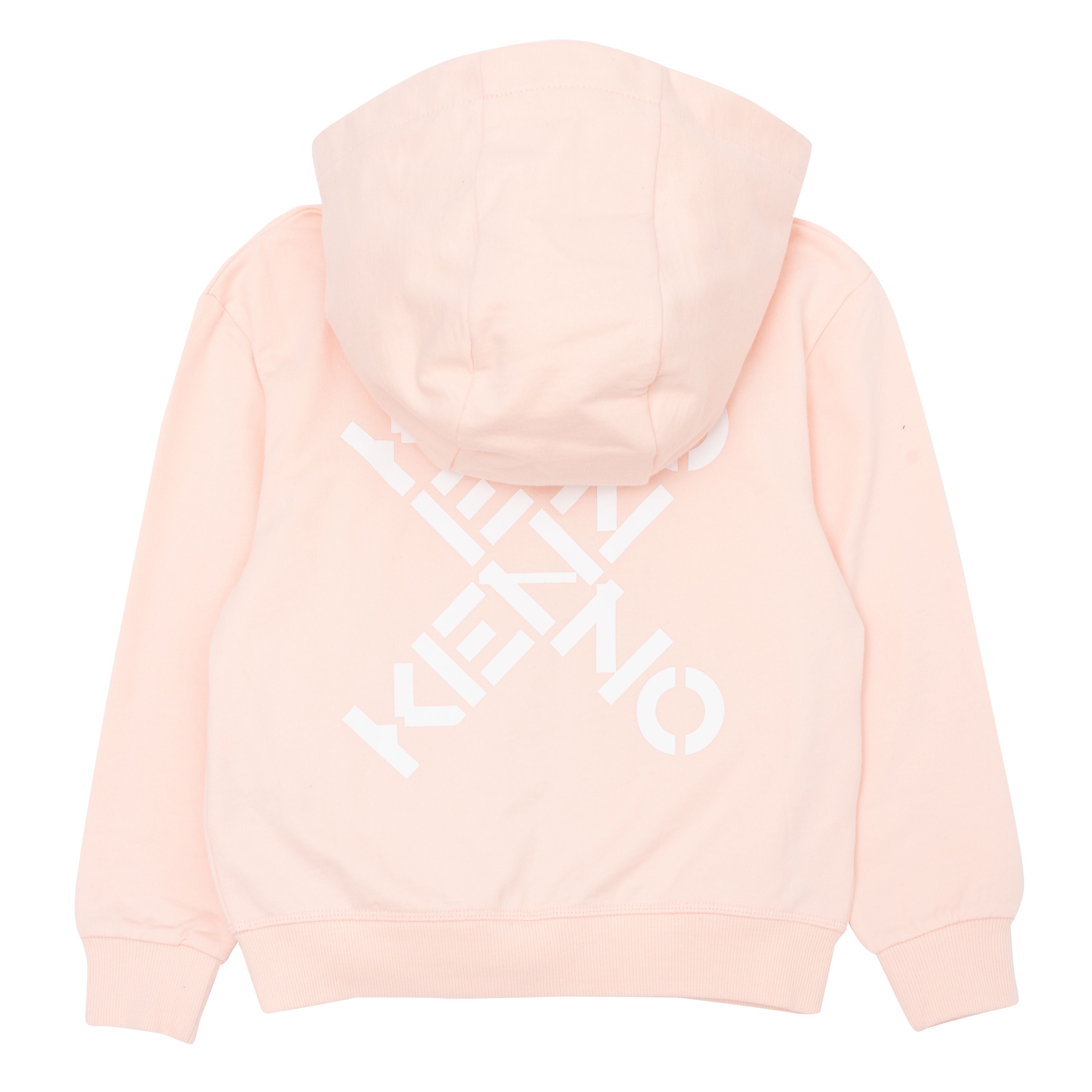 Girls Pink Zip-Up Top