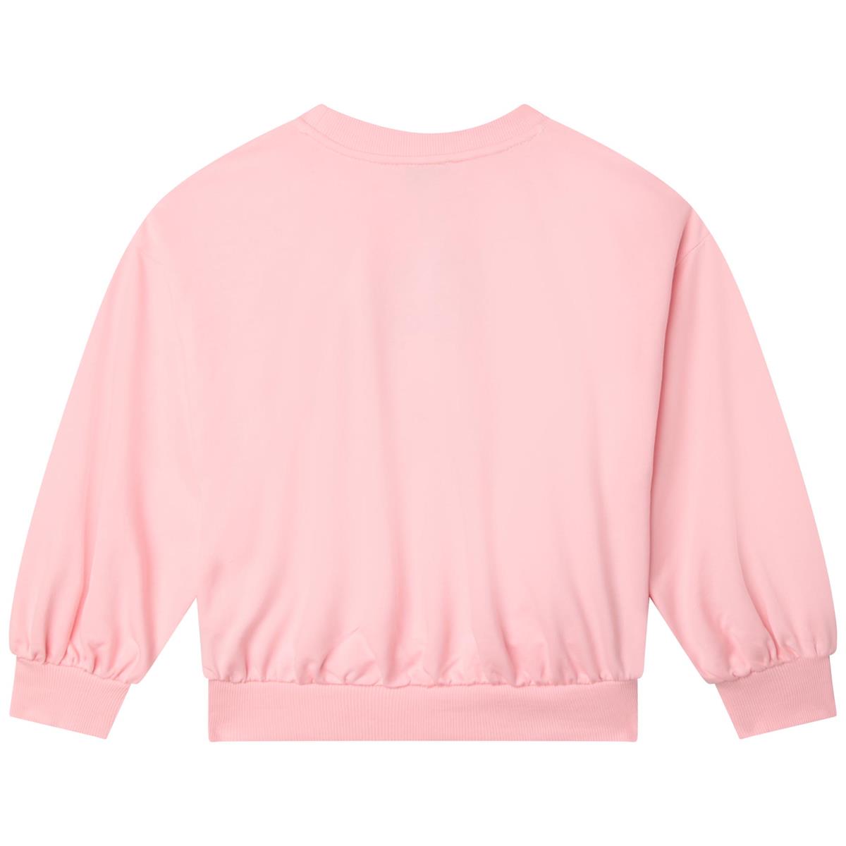 Girls Pink Logo Sweatshirt