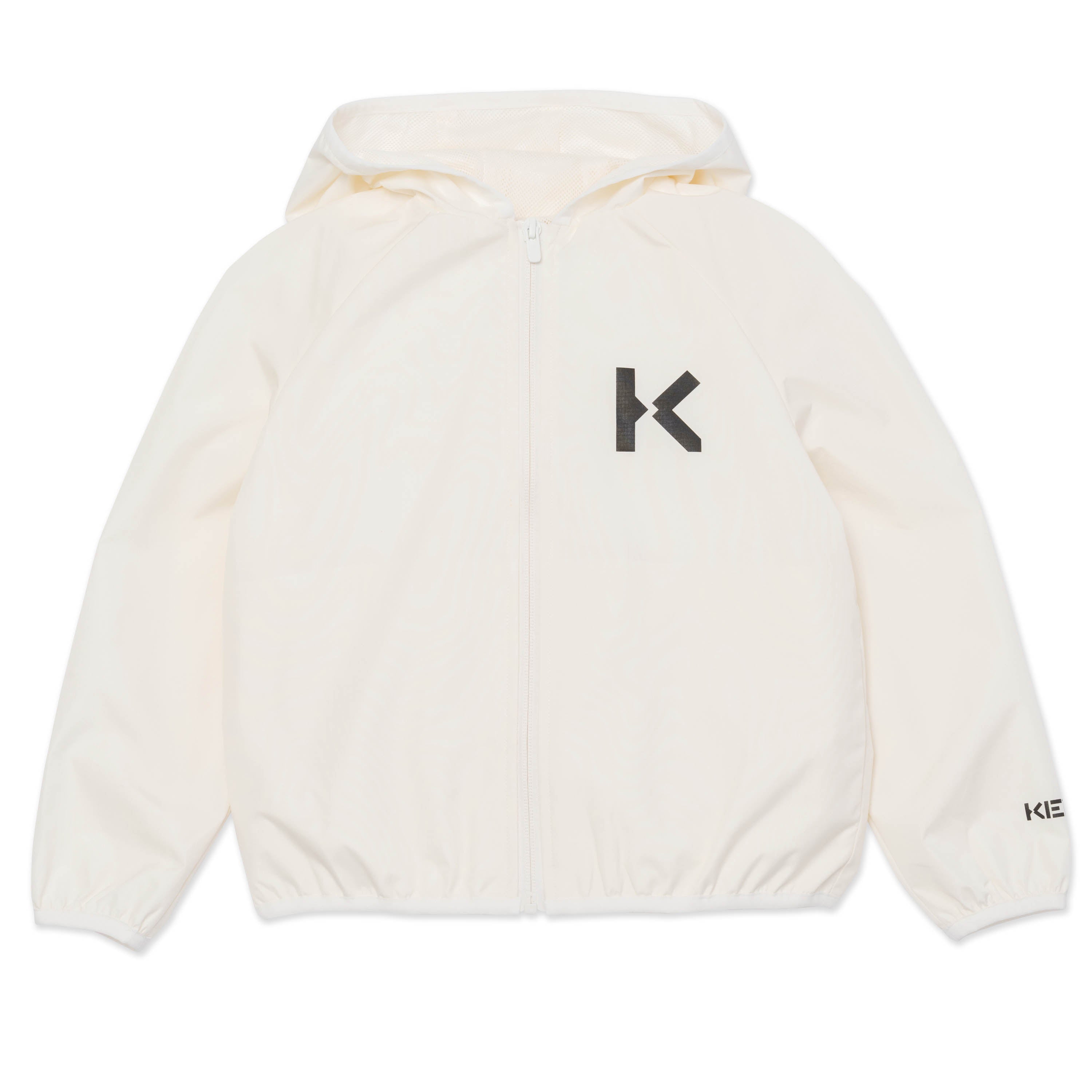 Girls White Logo Jacket
