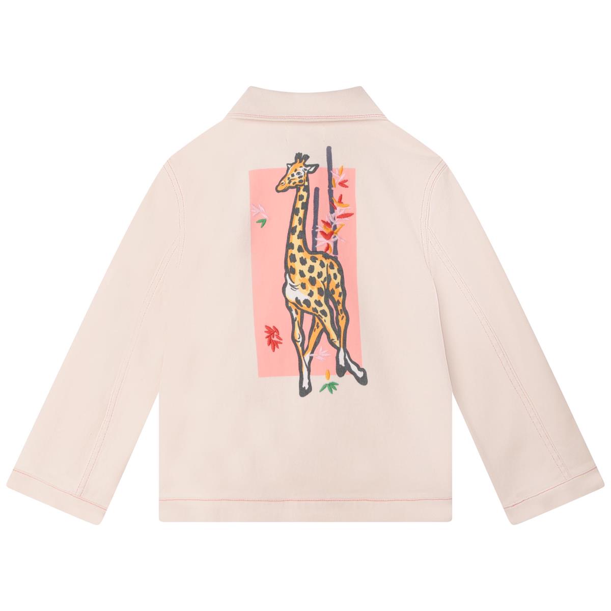 Girls Pink Logo Jacket