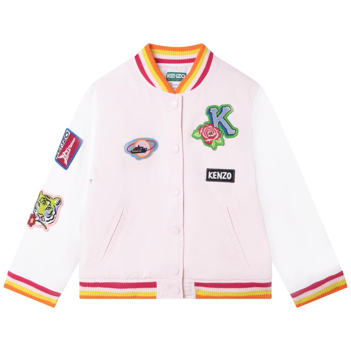 Girls Pink Logo Jacket