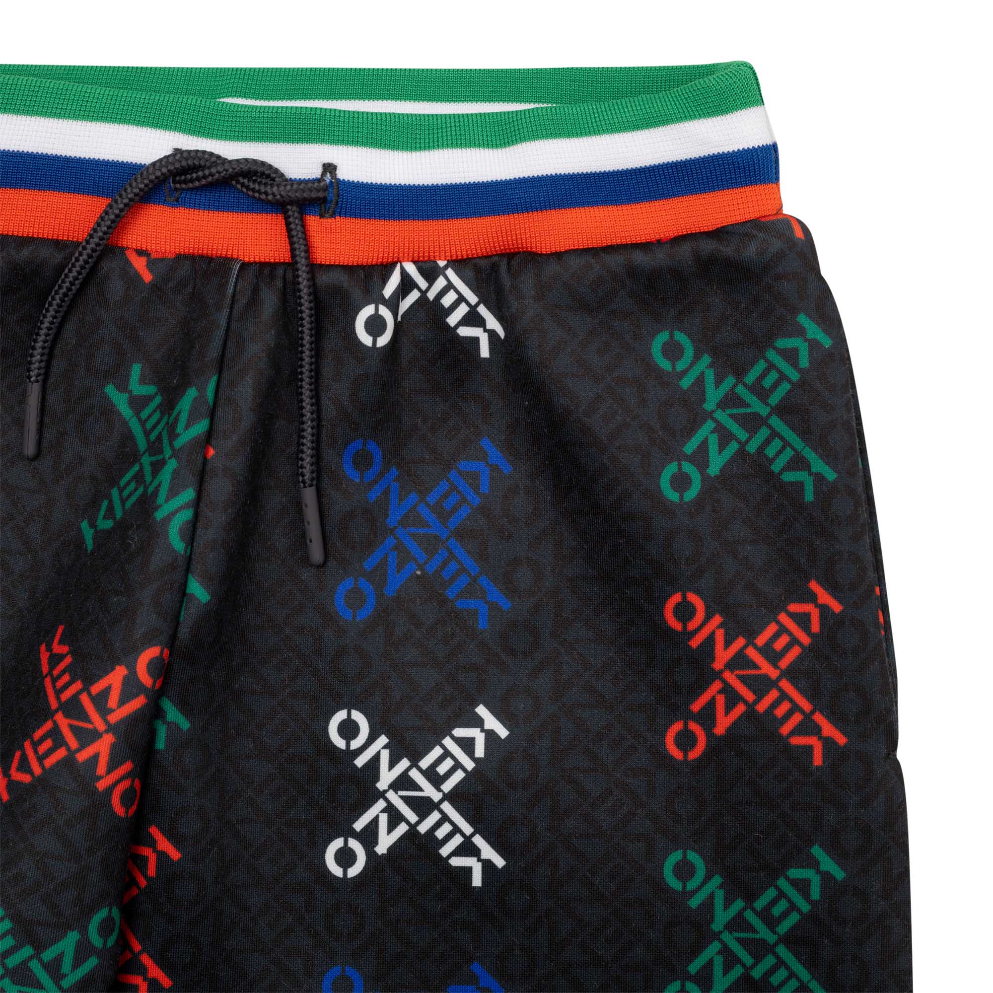 Boys Black Logo Trousers
