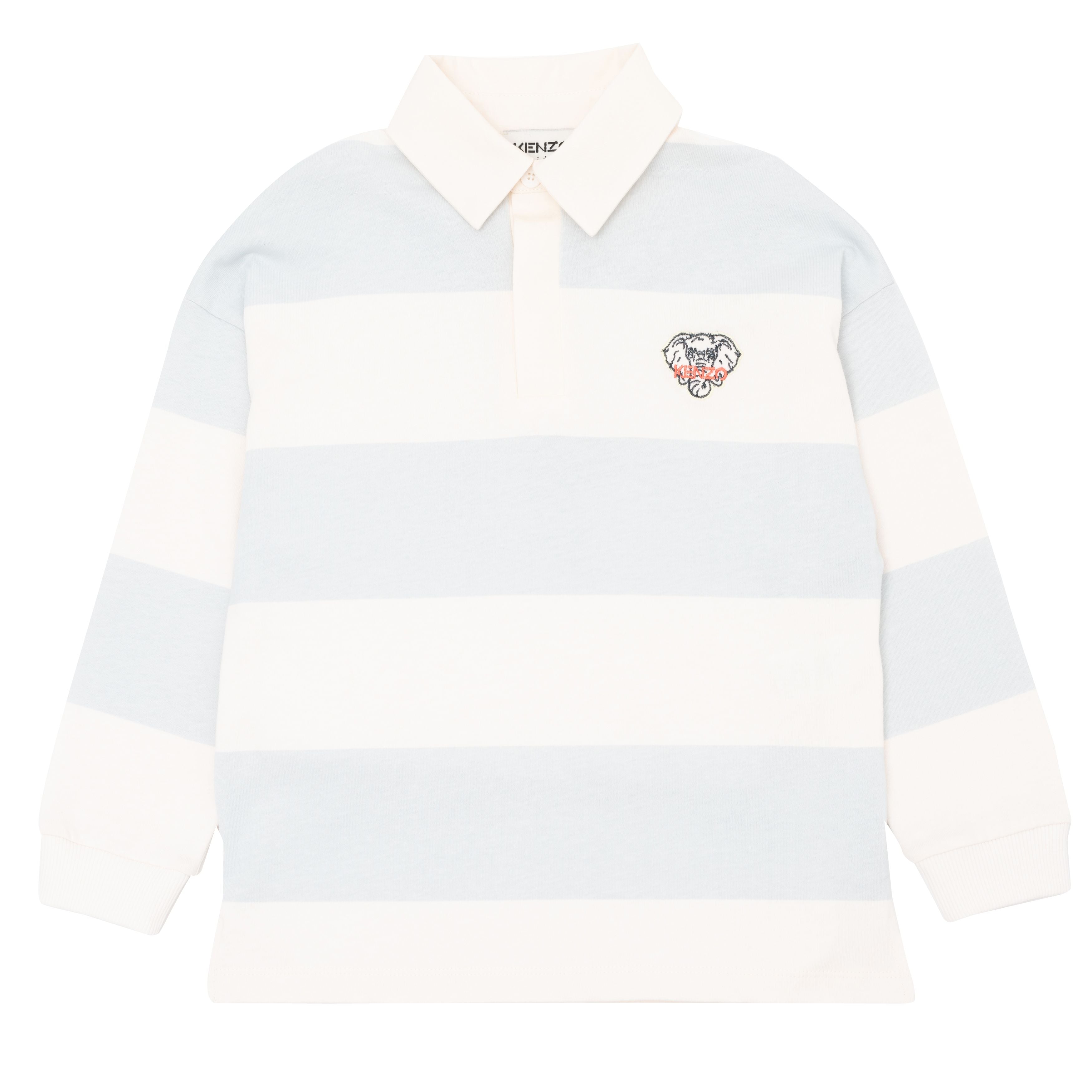 Boy & Girls Blue Stripe Cotton PoloShirt