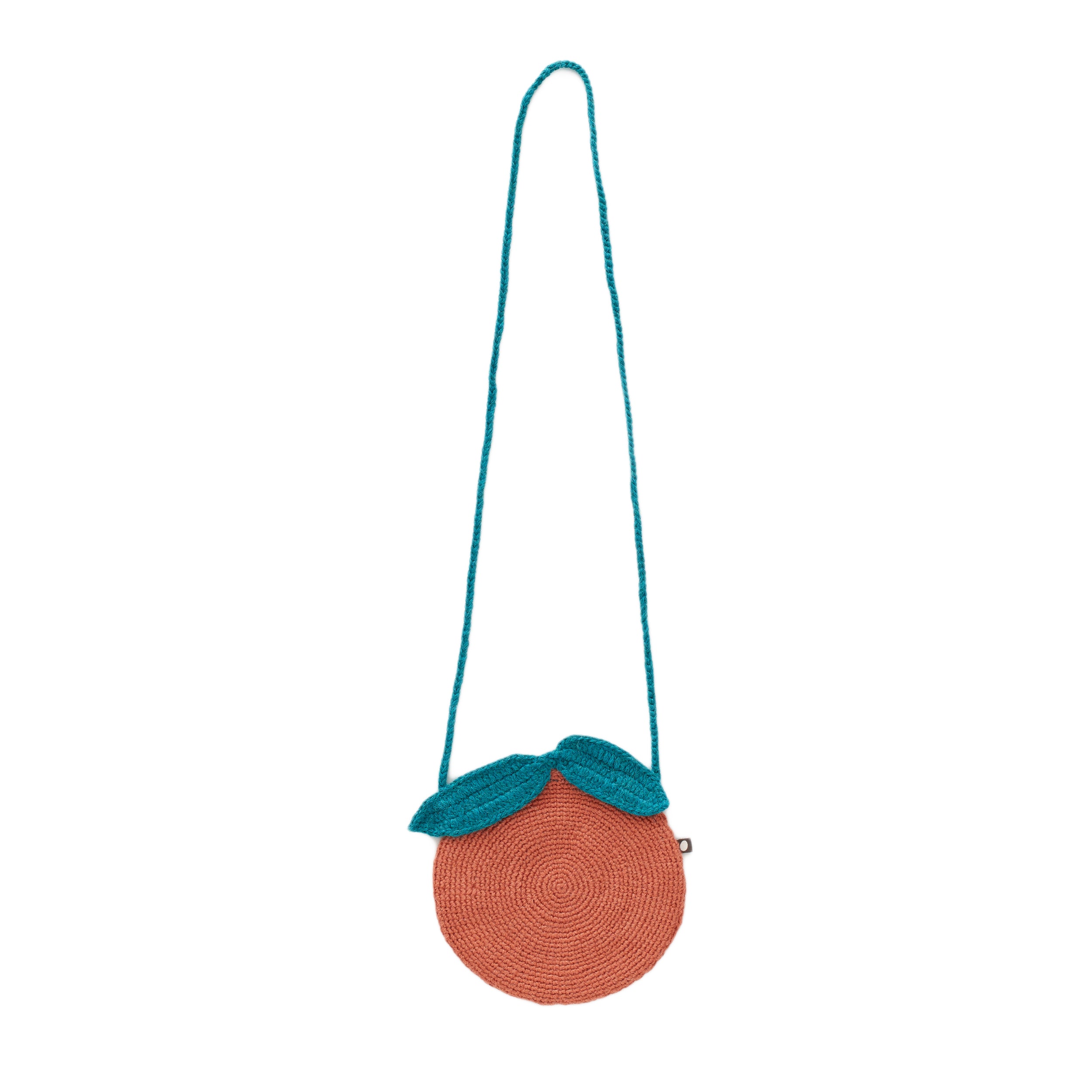 Girls Apricot Clementine Alpaca Purse