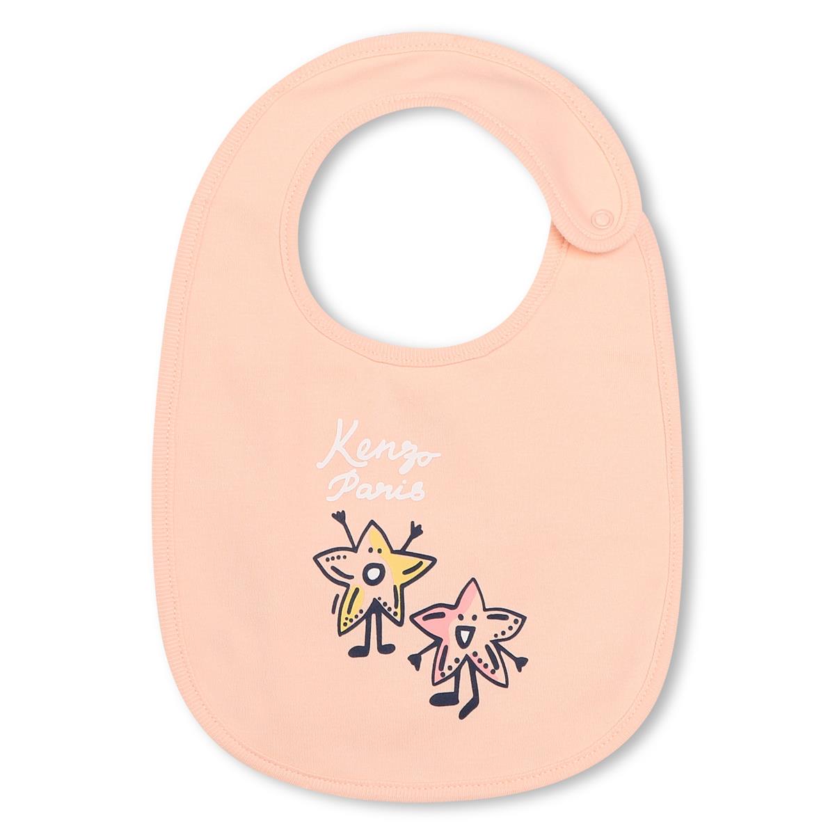 Baby Girls Pink Cotton Babysuit Set