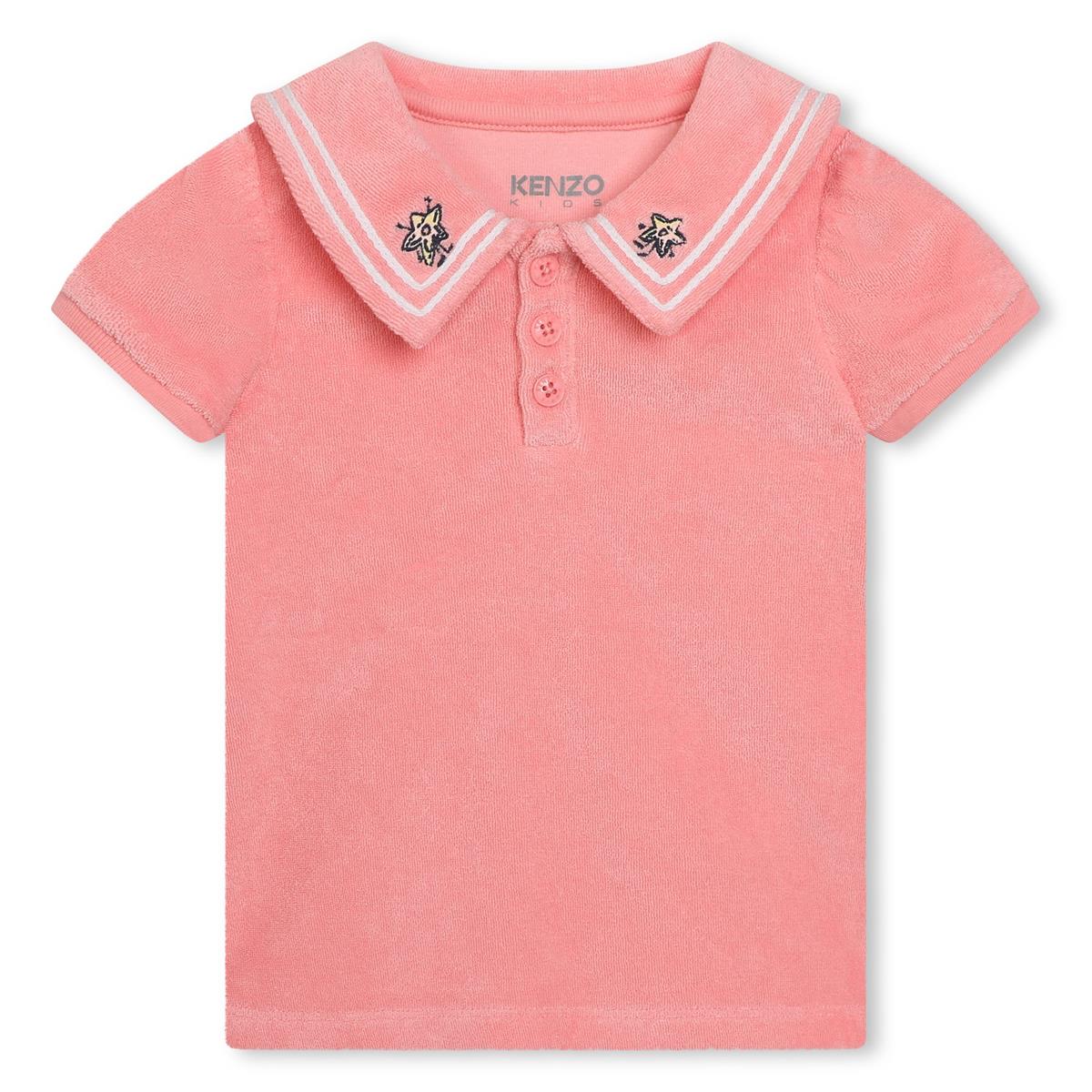 Baby Girls Pink Cotton Dress Set